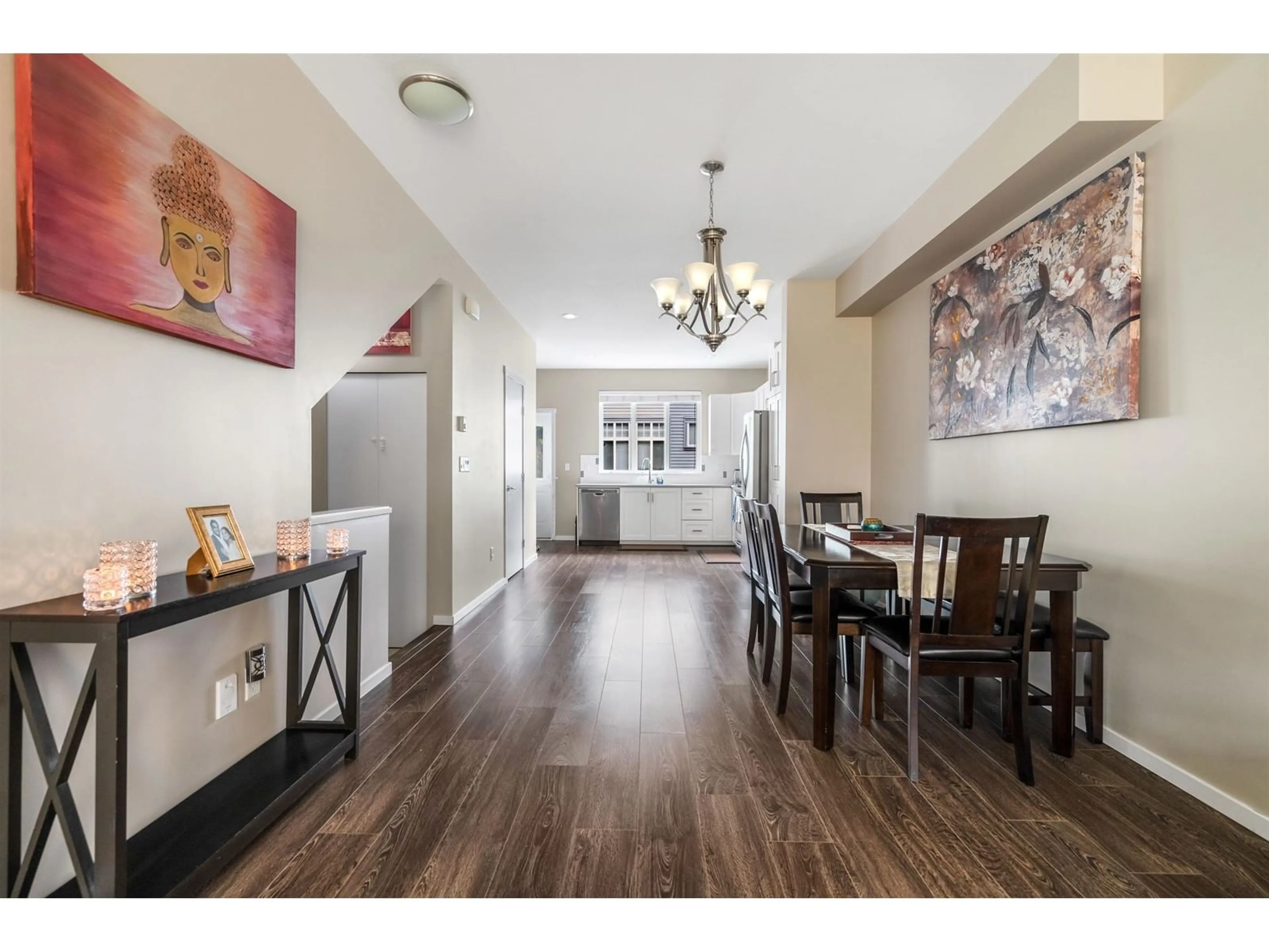 Dining room, wood floors for 50 5858 142 STREET, Surrey British Columbia V3X0H2