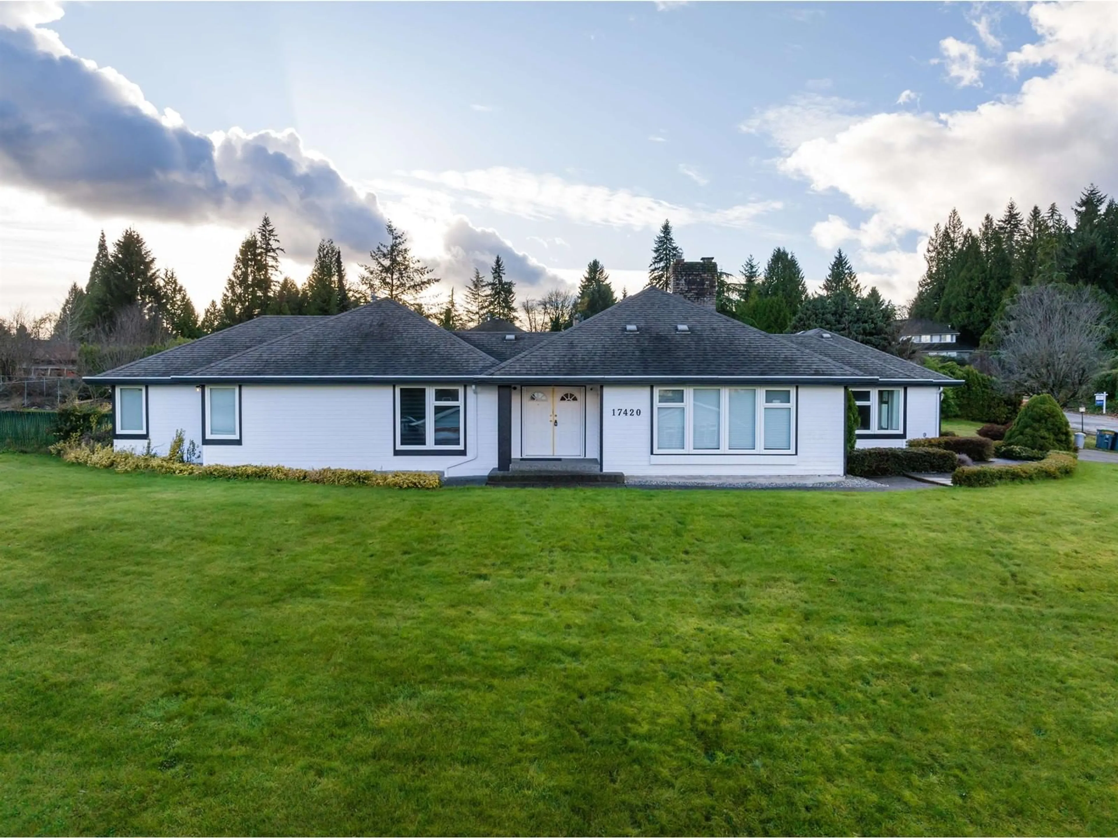 Frontside or backside of a home, cottage for 17420 ABBEY DRIVE, Surrey British Columbia V4N4M3