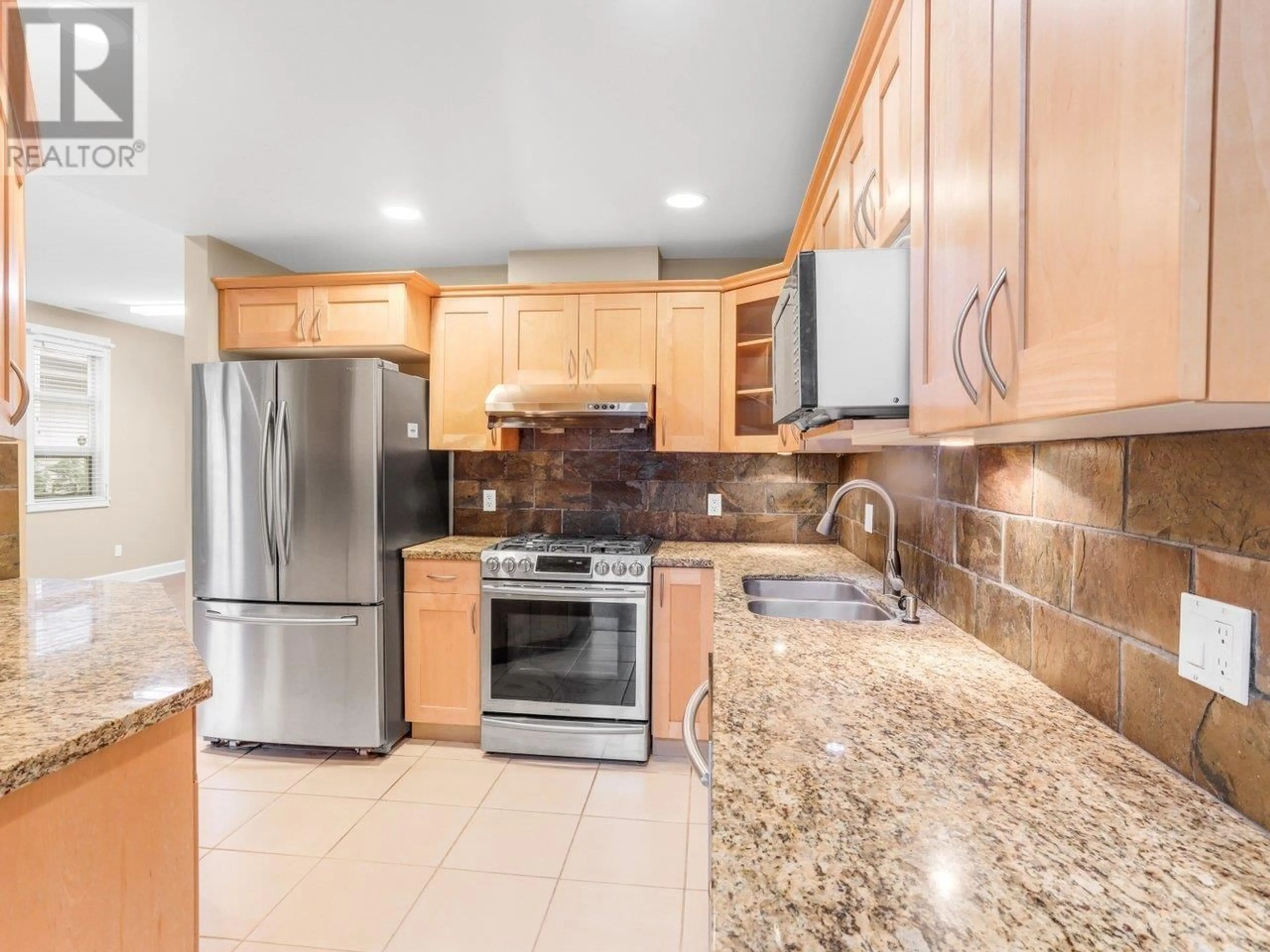 Standard kitchen, ceramic floors, cottage for 68 6300 BIRCH STREET, Richmond British Columbia V6Y4K3