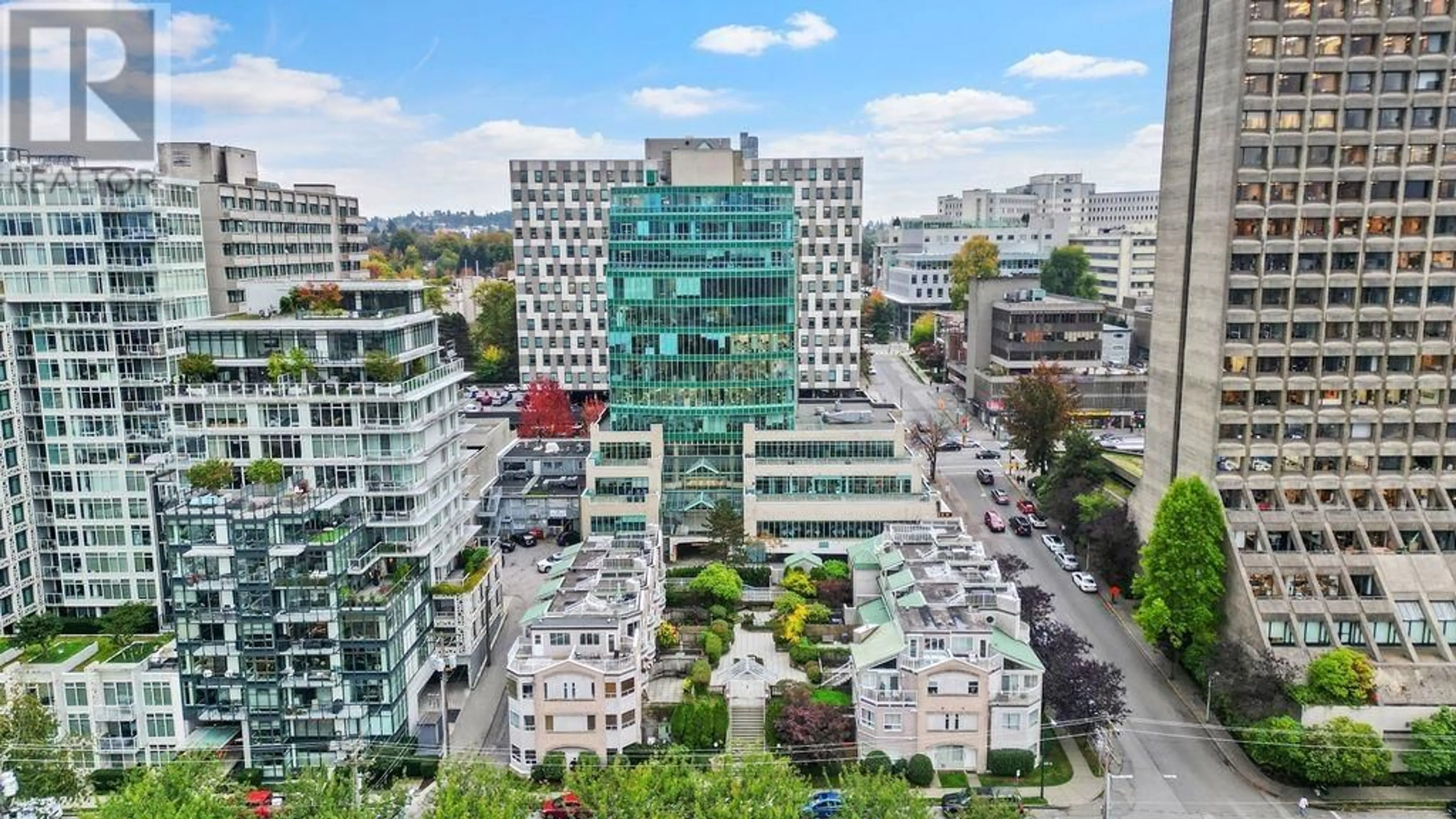 A pic from exterior of the house or condo, the view of city buildings for 103 788 W 8TH AVENUE, Vancouver British Columbia V5Z1E1