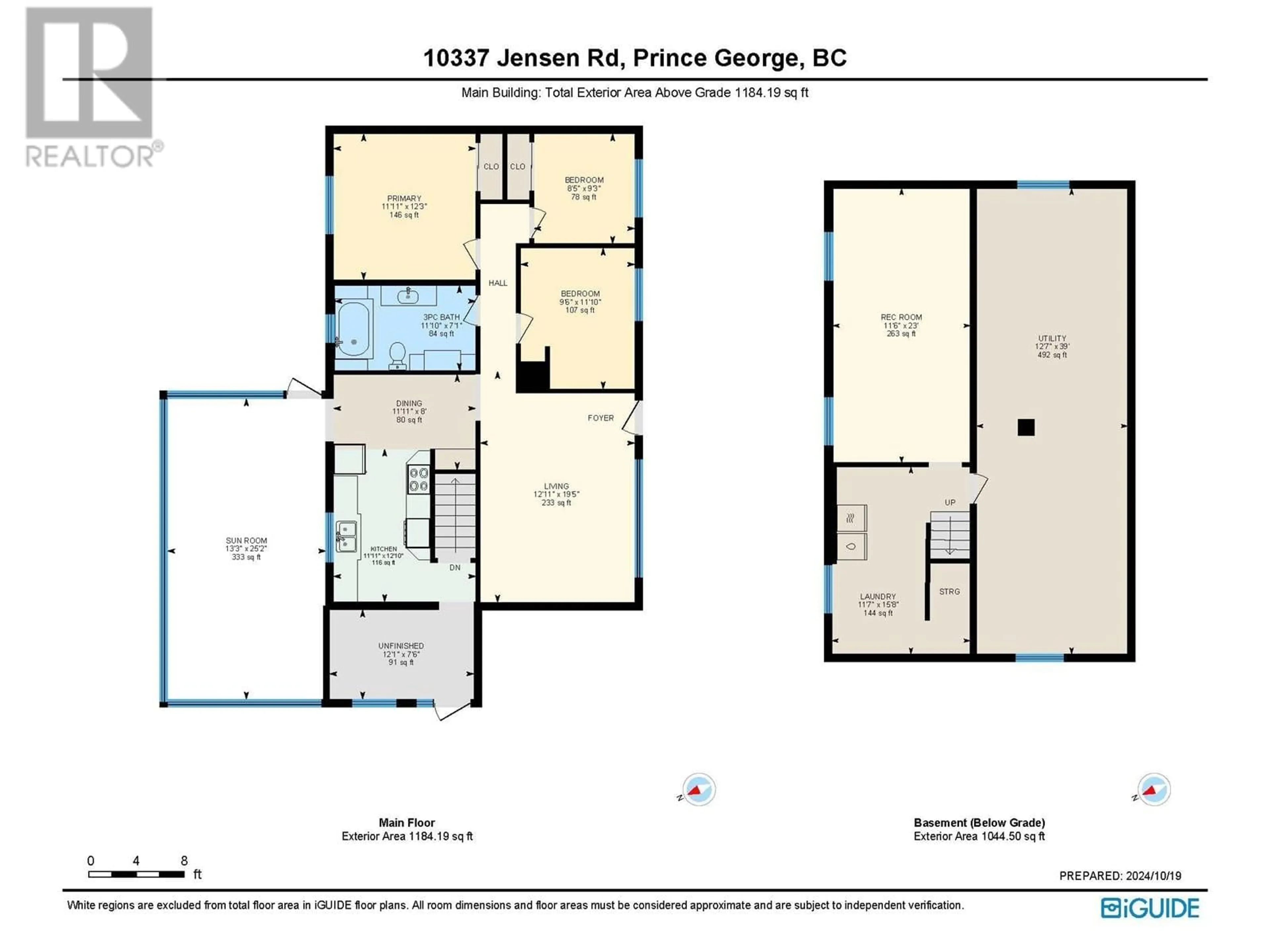 Floor plan for 10337 JENSEN ROAD, Prince George British Columbia V2N4Y8