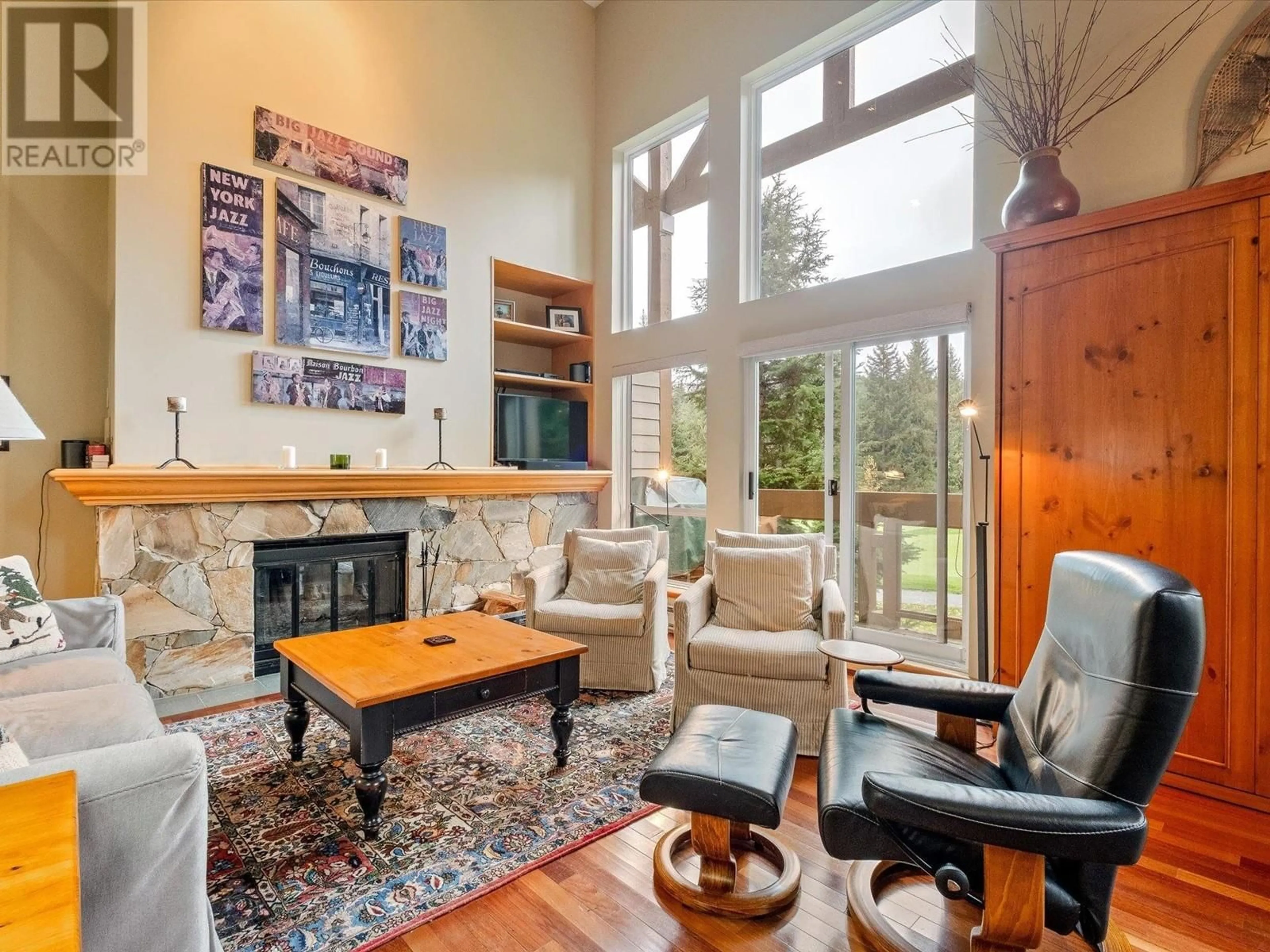 Living room, wood floors for 29 4628 BLACKCOMB WAY, Whistler British Columbia V0N1B4