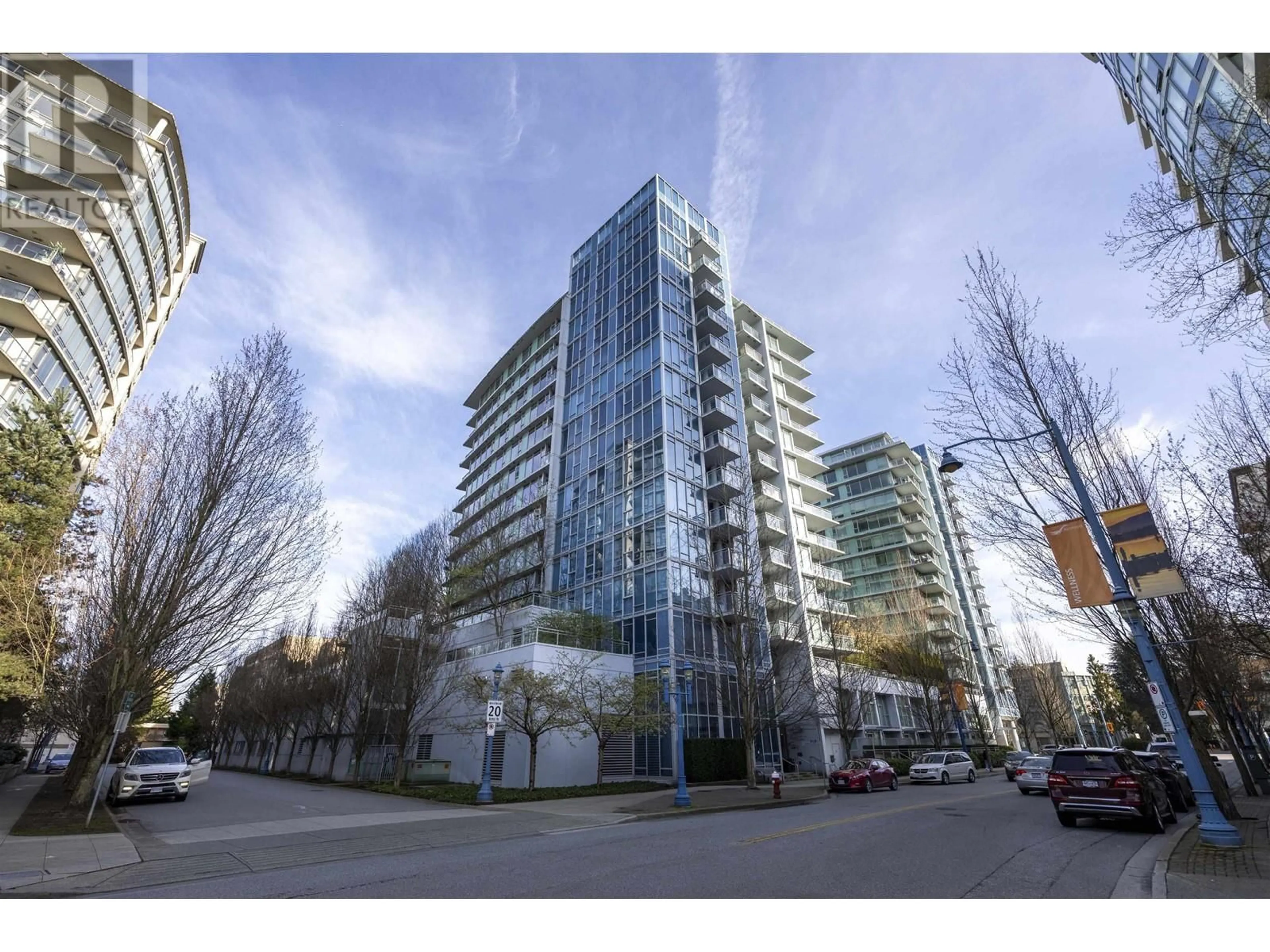 A pic from exterior of the house or condo, the street view for 1009 5900 ALDERBRIDGE WAY, Richmond British Columbia V6X0B6