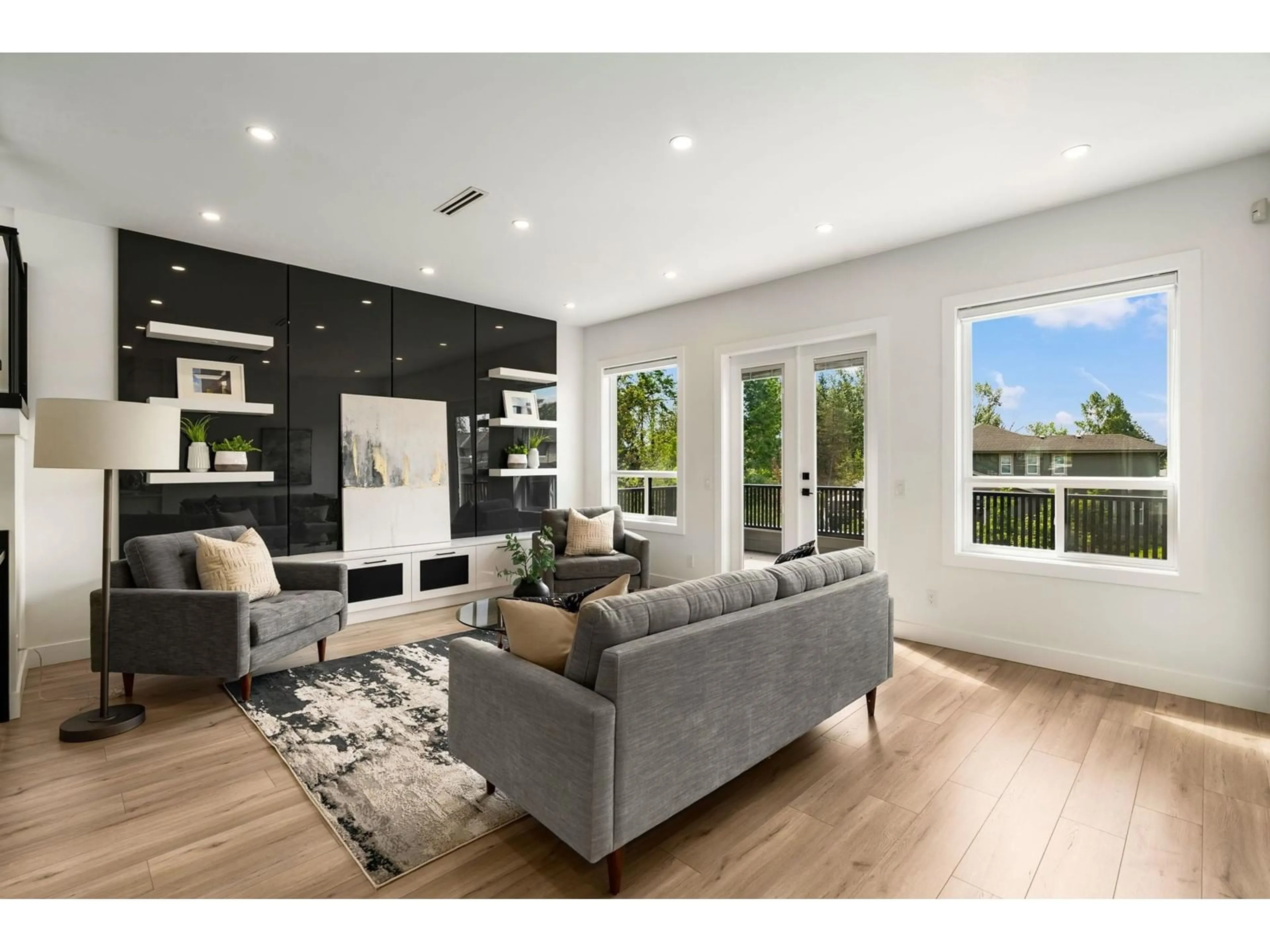 Living room, wood floors for 21050 72 AVENUE, Langley British Columbia V2Y2R6