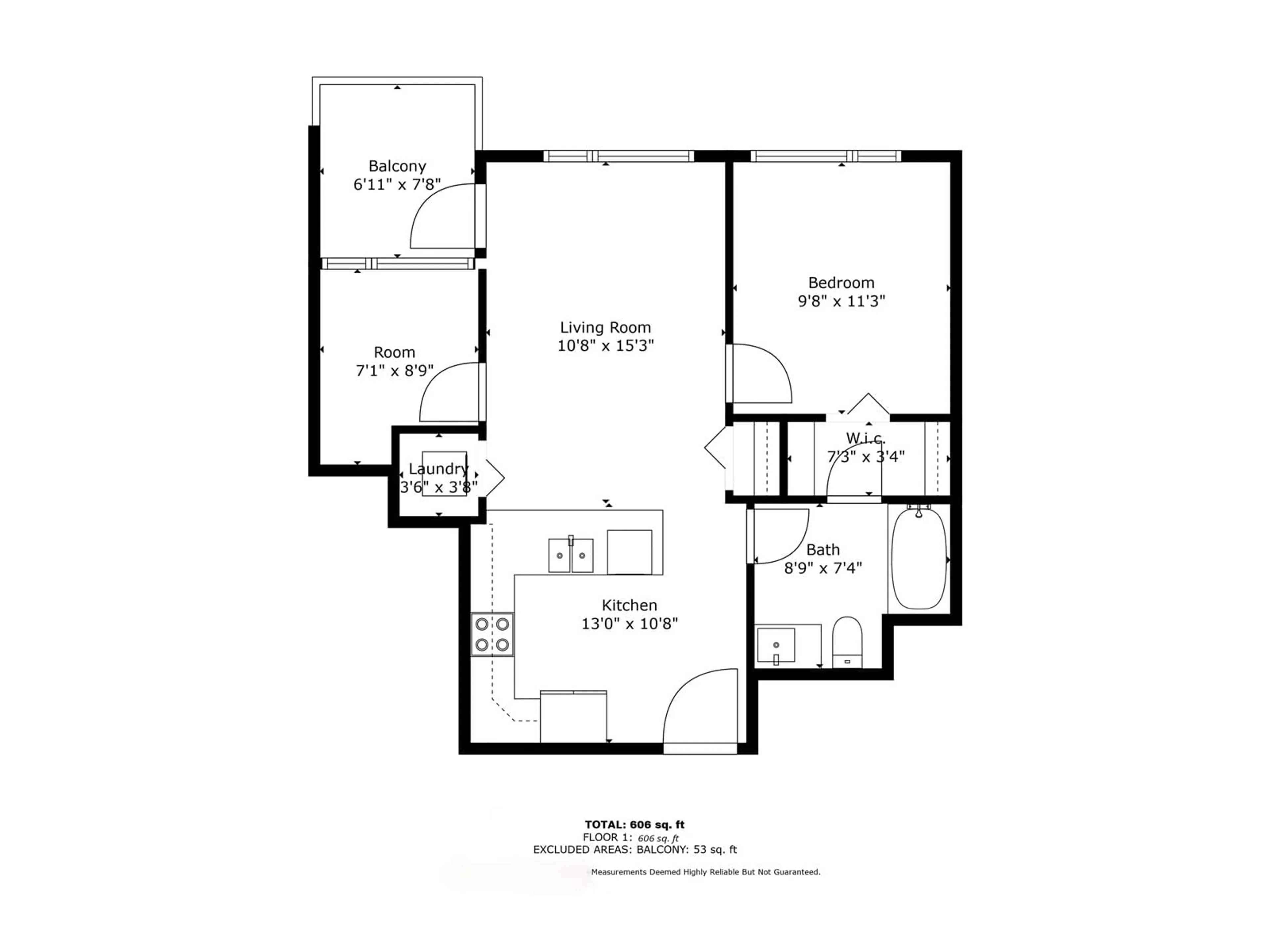 Floor plan for 501 5504 BRYDON CRESCENT, Langley British Columbia V3A0R3