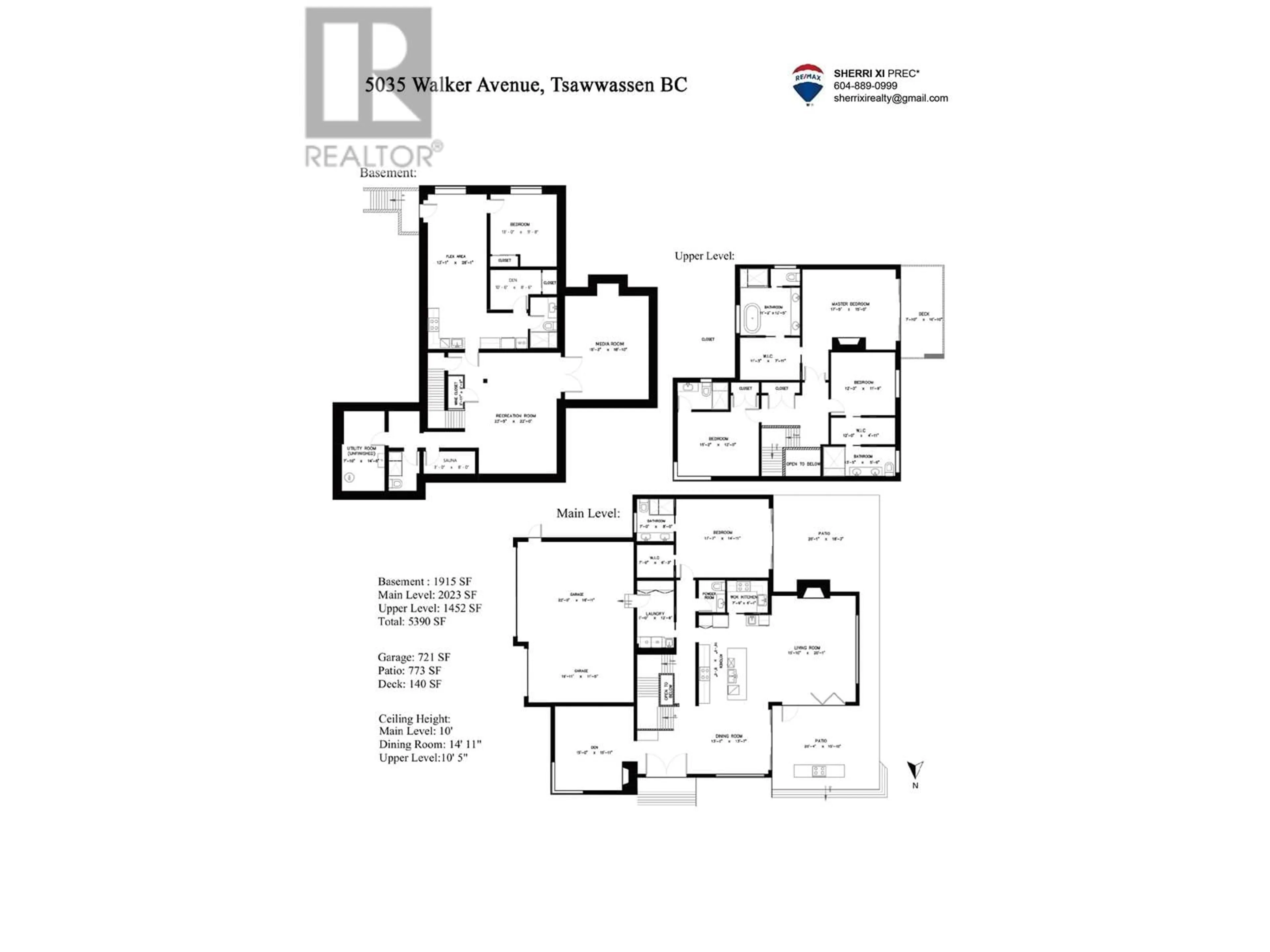 Floor plan for 5035 WALKER AVENUE, Delta British Columbia V4M1A8