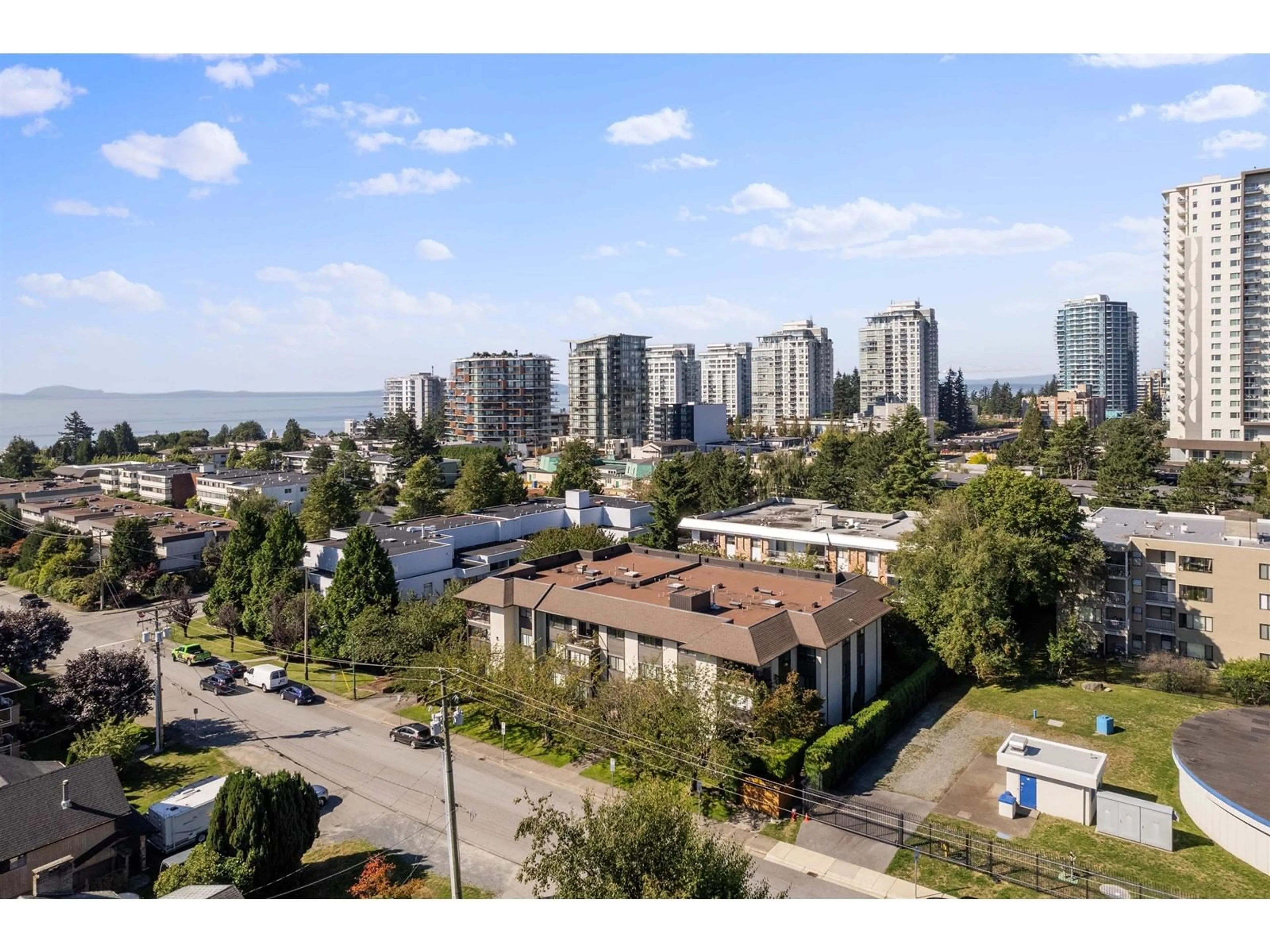 A pic from exterior of the house or condo, the view of city buildings for 304 1531 MERKLIN STREET, White Rock British Columbia V4B4C6