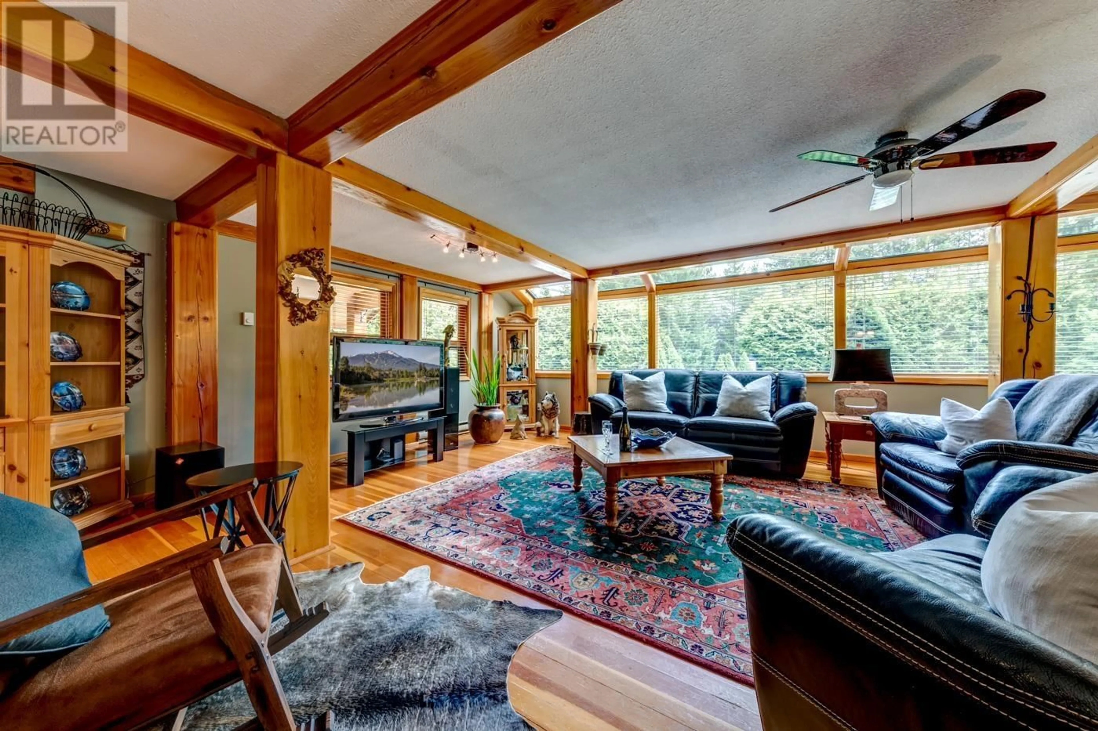 Living room, wood floors for 8080 PARKWOOD DRIVE, Whistler British Columbia V8E0G3