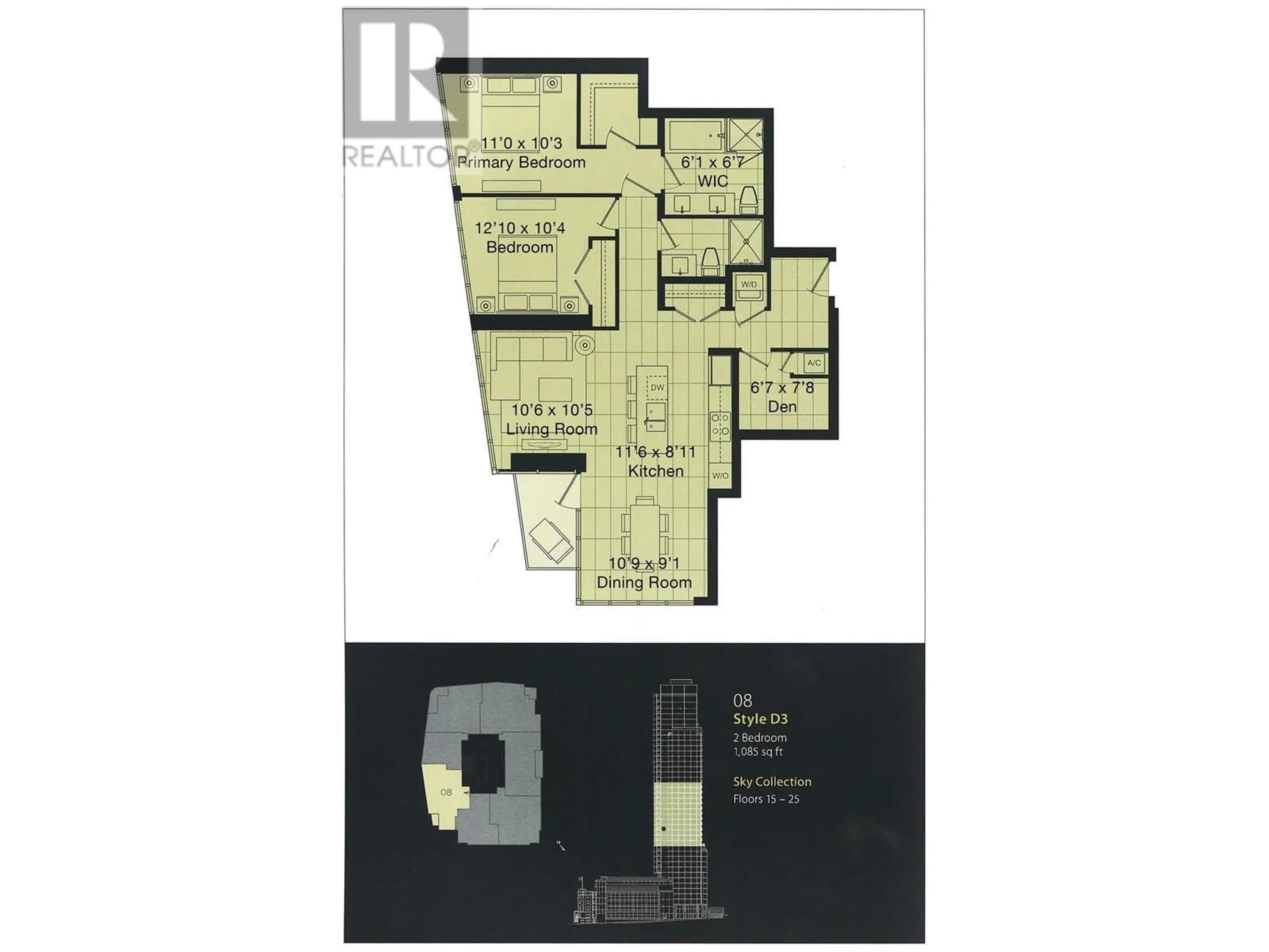 Floor plan for 1808 1028 BARCLAY STREET, Vancouver British Columbia V6E0B1