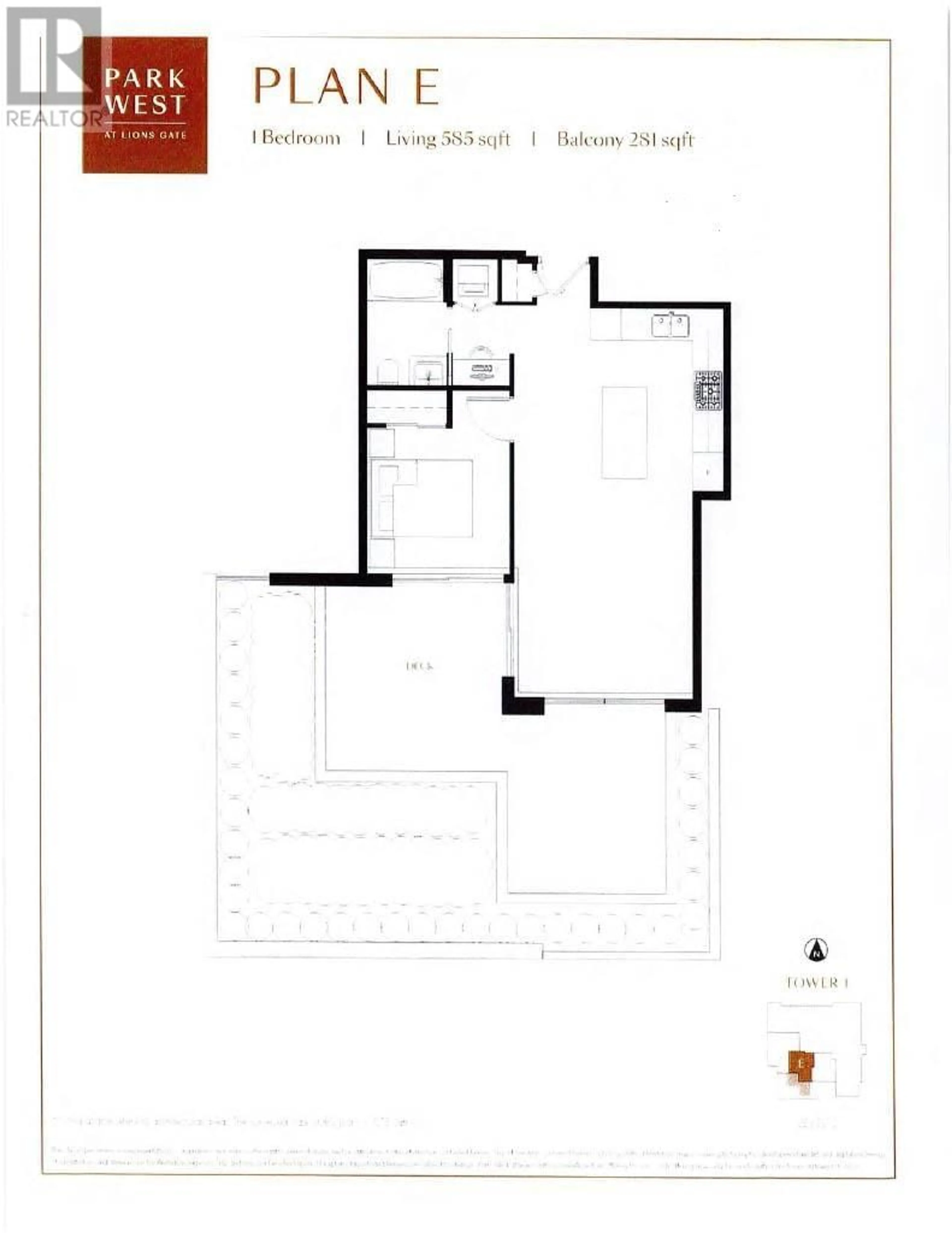 Floor plan for 202 1632 LIONS GATE LANE, North Vancouver British Columbia V7P0E2