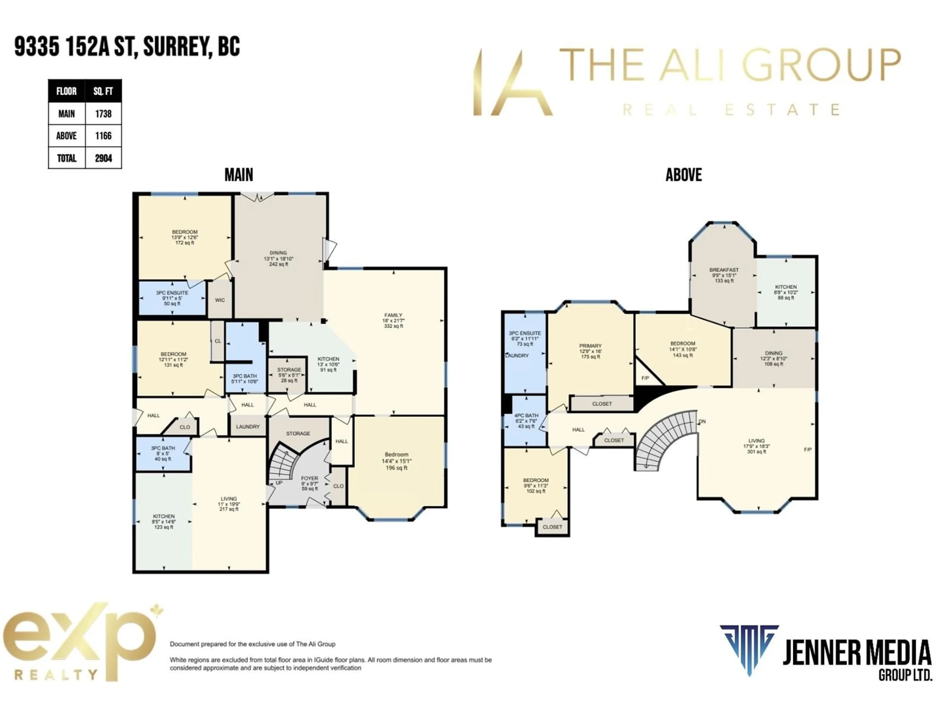 Floor plan for 9335 152A STREET, Surrey British Columbia V3R0E6