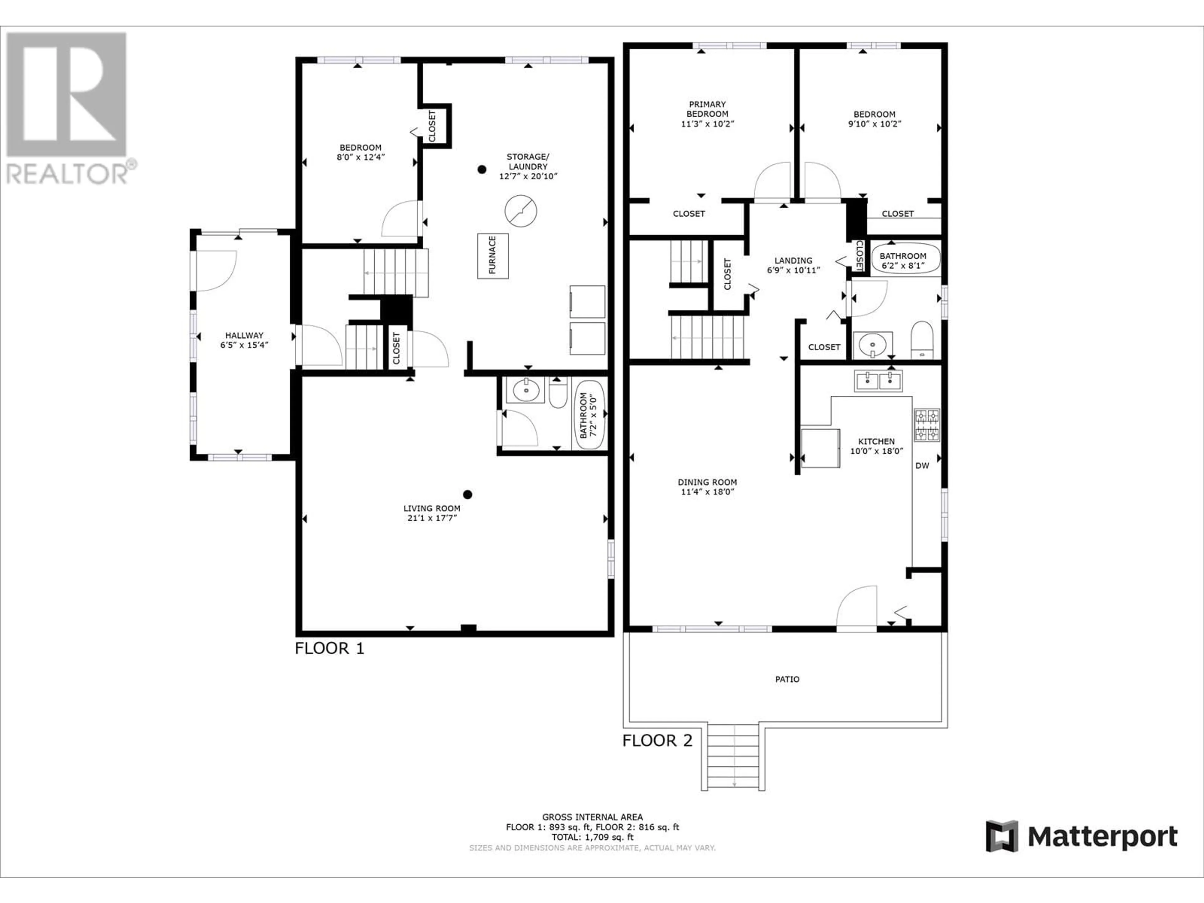 Floor plan for 7919 97 AVENUE, Fort St. John British Columbia V1J1L7