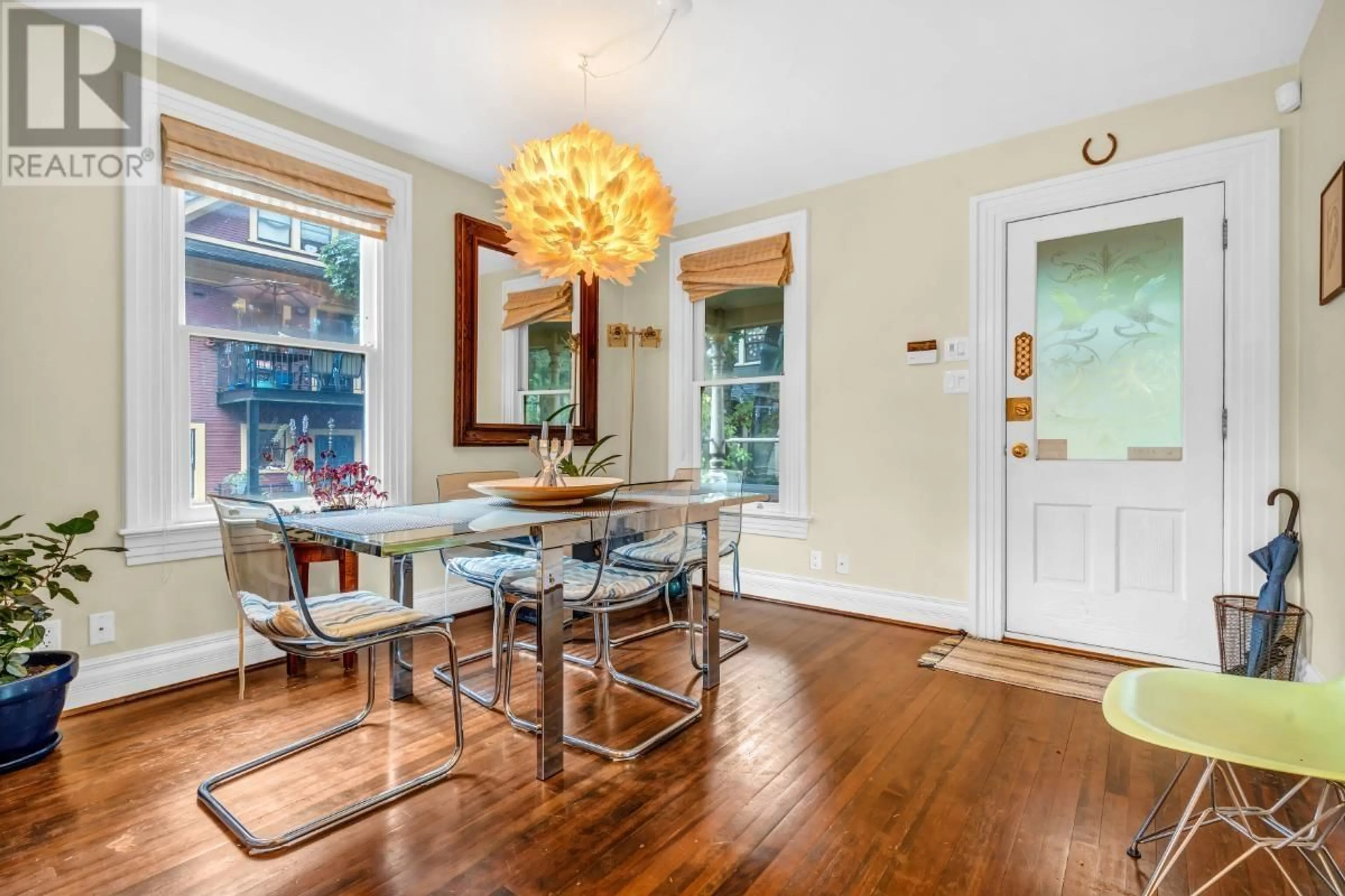 Dining room, wood floors, cottage for 1117-1119 PENDRELL STREET, Vancouver British Columbia V6E1L3