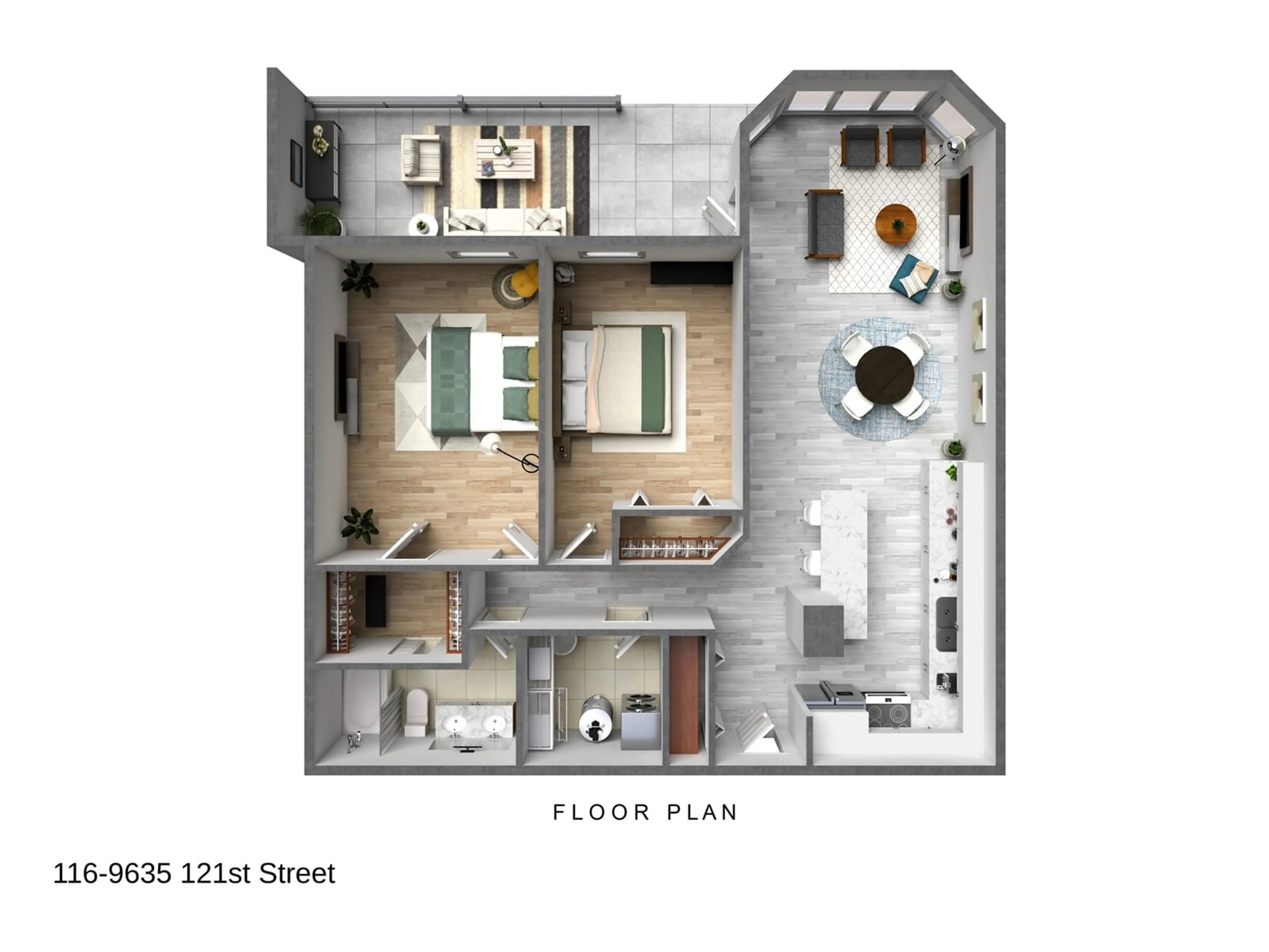 Floor plan for 116 9635 121 STREET, Surrey British Columbia V3V7L8