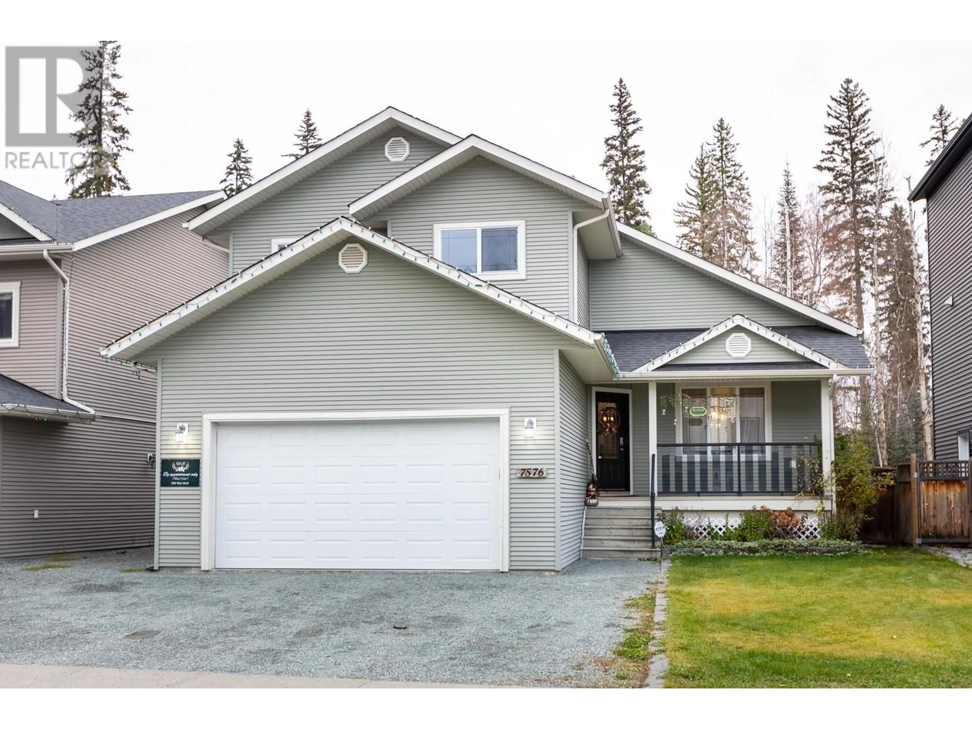 Frontside or backside of a home, cottage for 7576 CREEKSIDE WAY, Prince George British Columbia V2N0C2