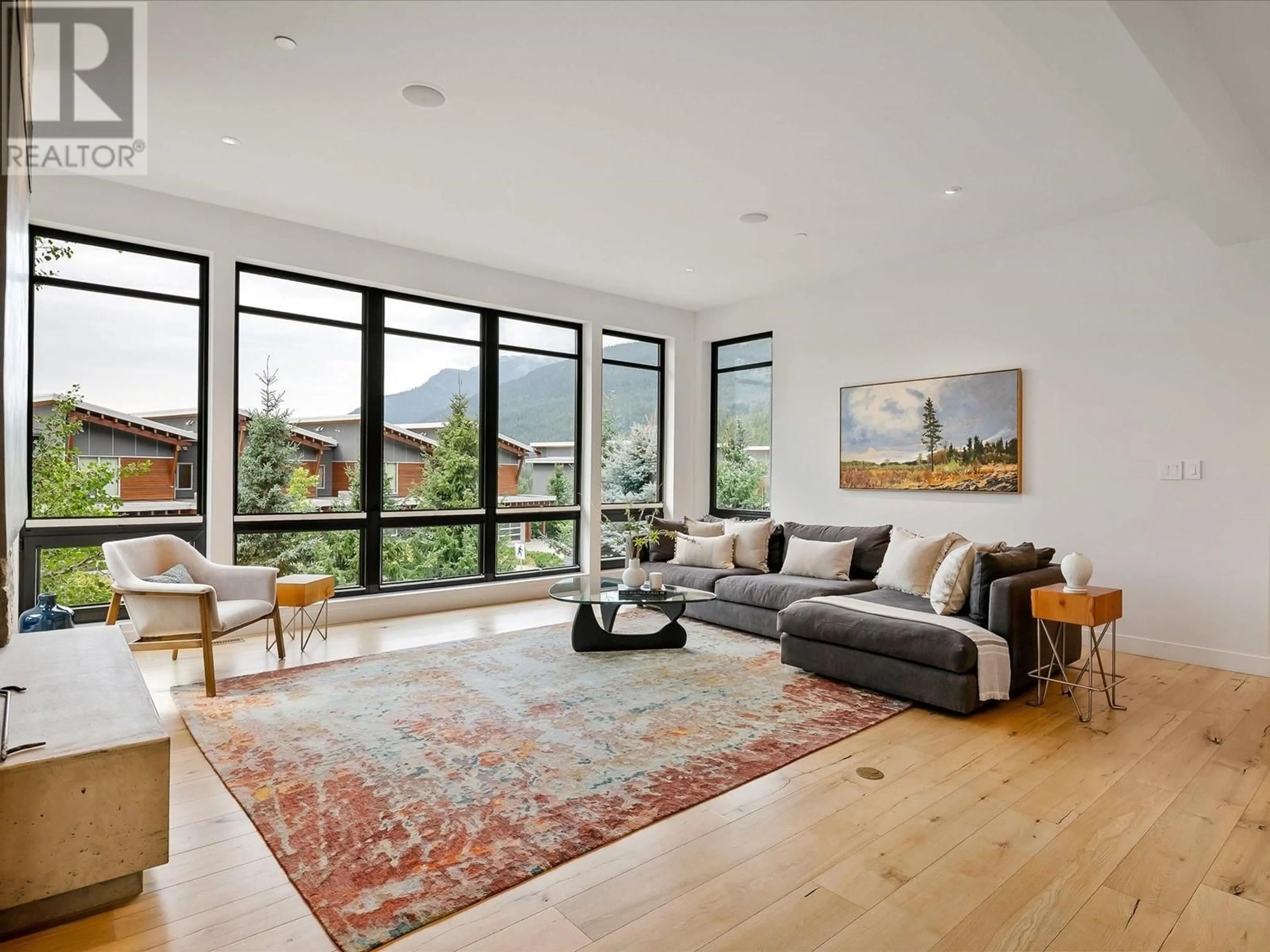 Living room, wood floors for 8501 ASHLEIGH MCIVOR DRIVE, Whistler British Columbia V8L1L9