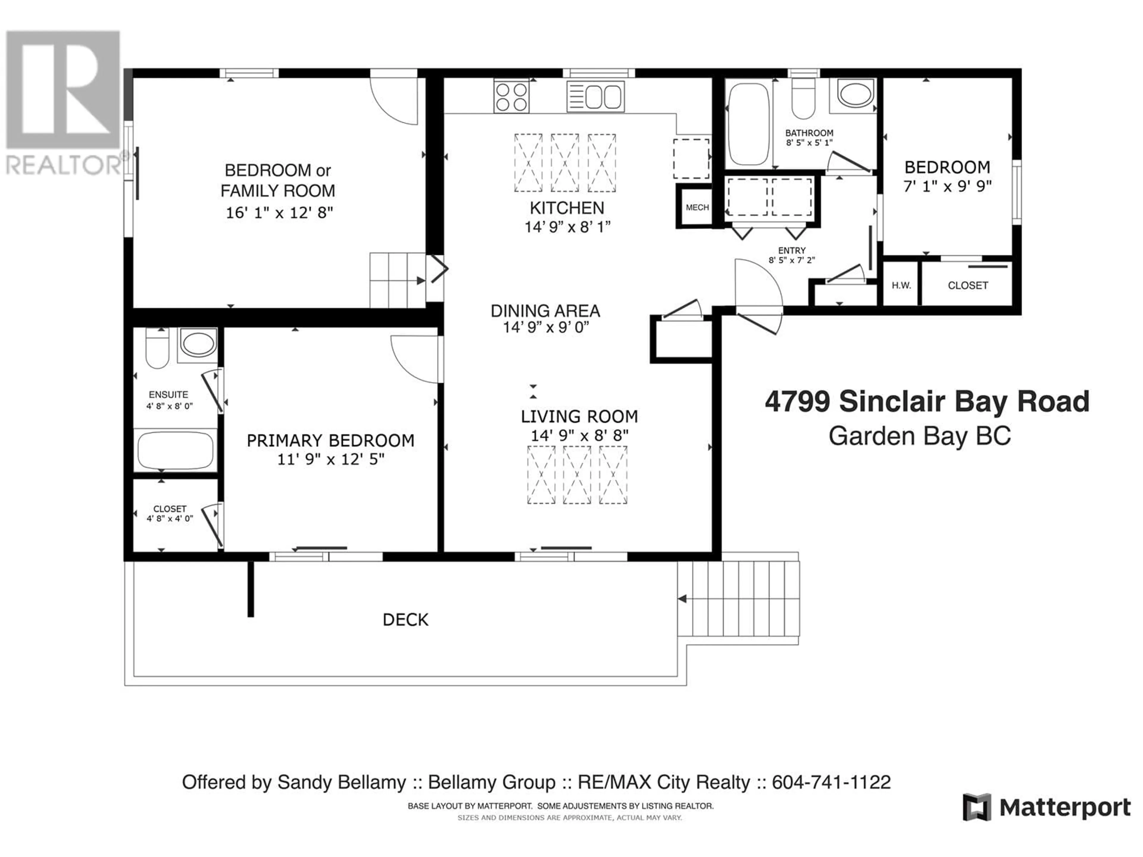 Floor plan for 4799 SINCLAIR BAY ROAD, Garden Bay British Columbia V0N1S1