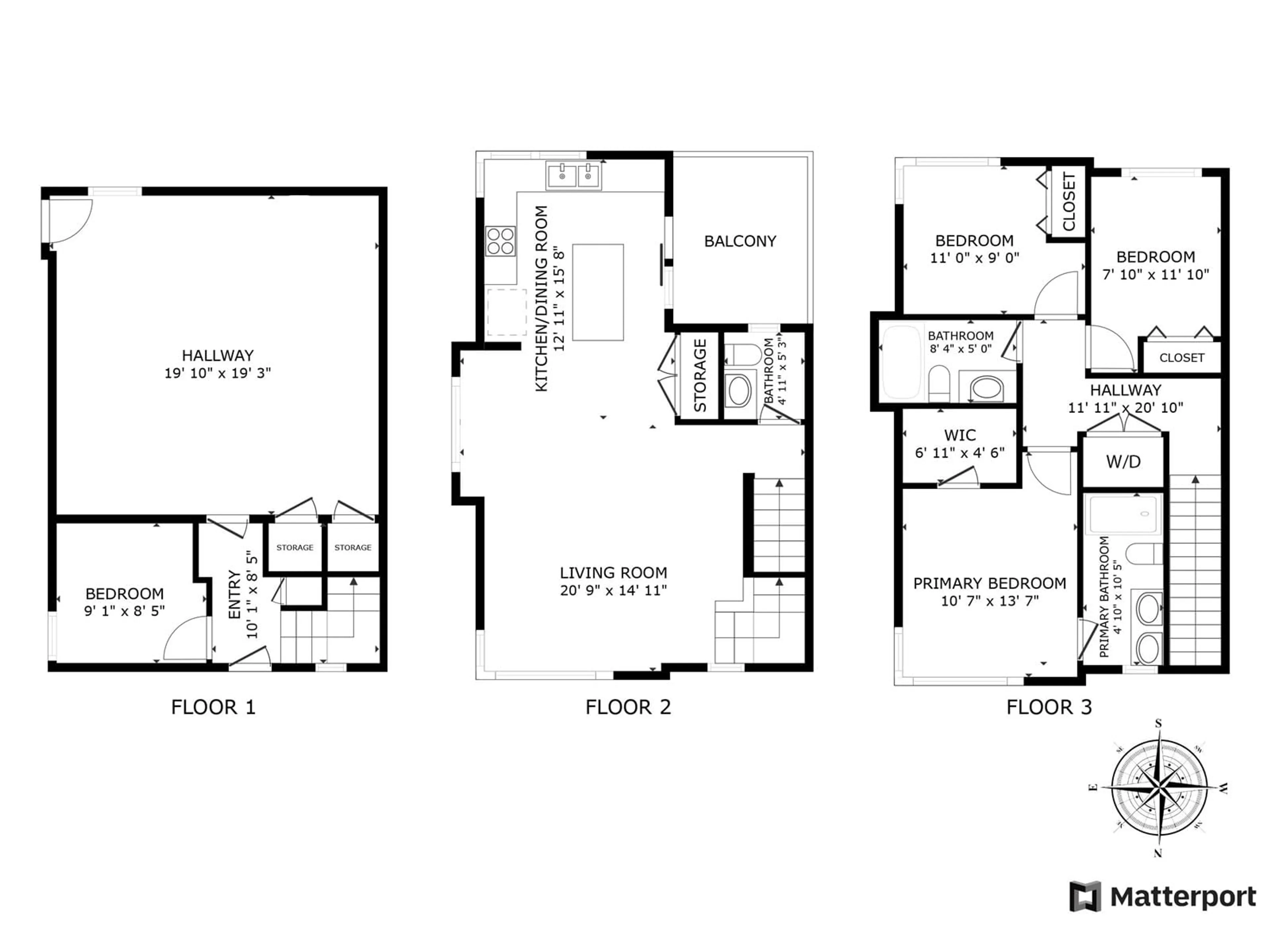 Floor plan for 64 20150 81 AVENUE, Langley British Columbia V2Y3L8