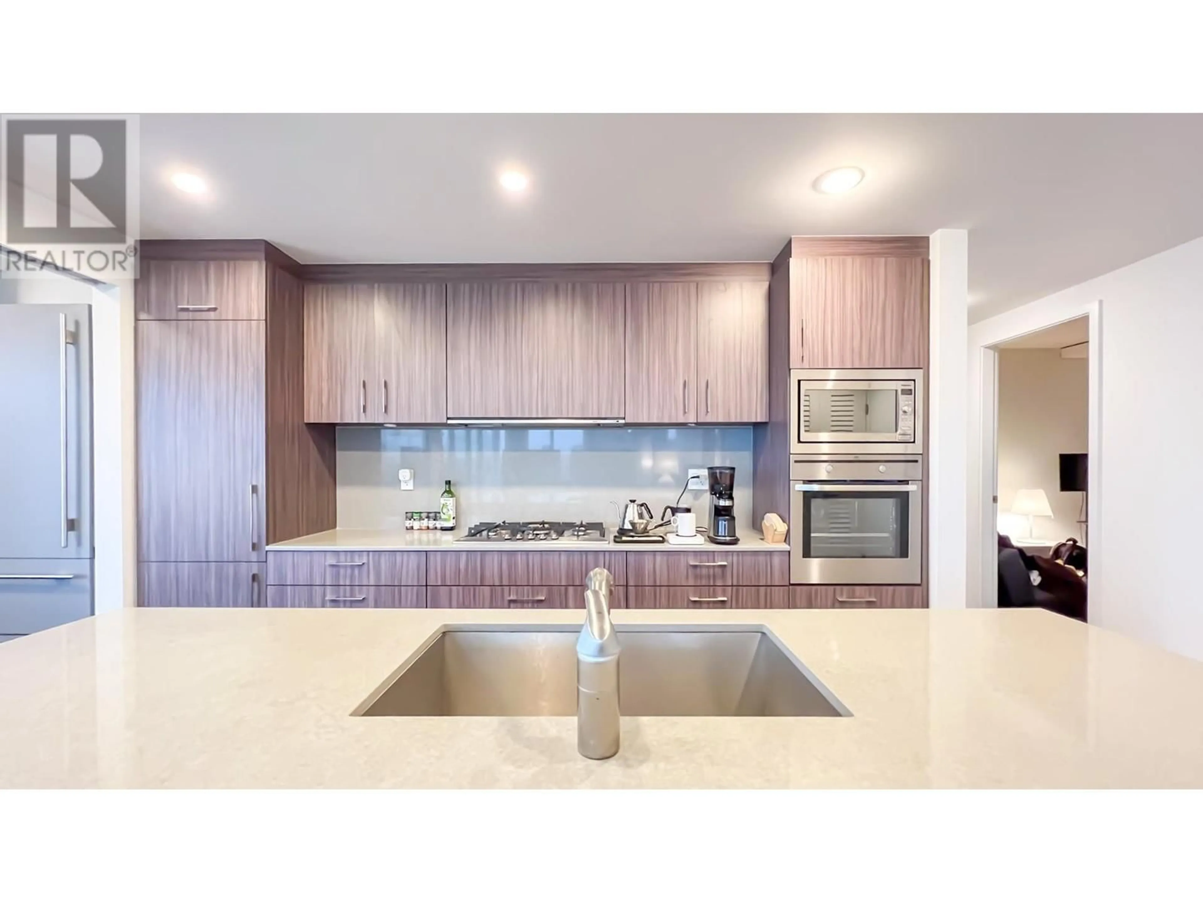 Contemporary kitchen, wood floors for 1801 2411 HEATHER STREET, Vancouver British Columbia V5Z0B7