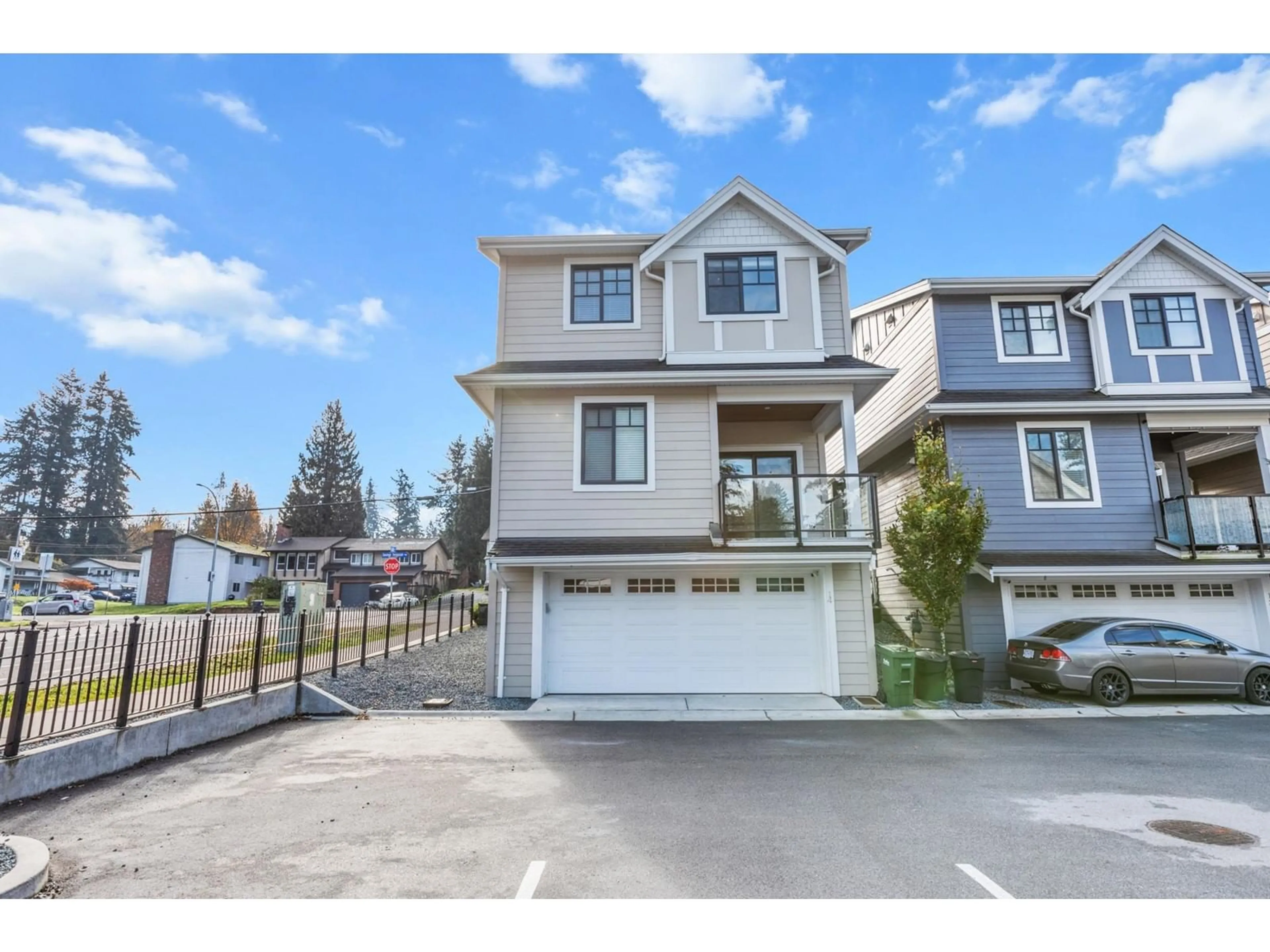 A pic from exterior of the house or condo, the street view for 14 34121 GEORGE FERGUSON WAY, Abbotsford British Columbia V2S0K4