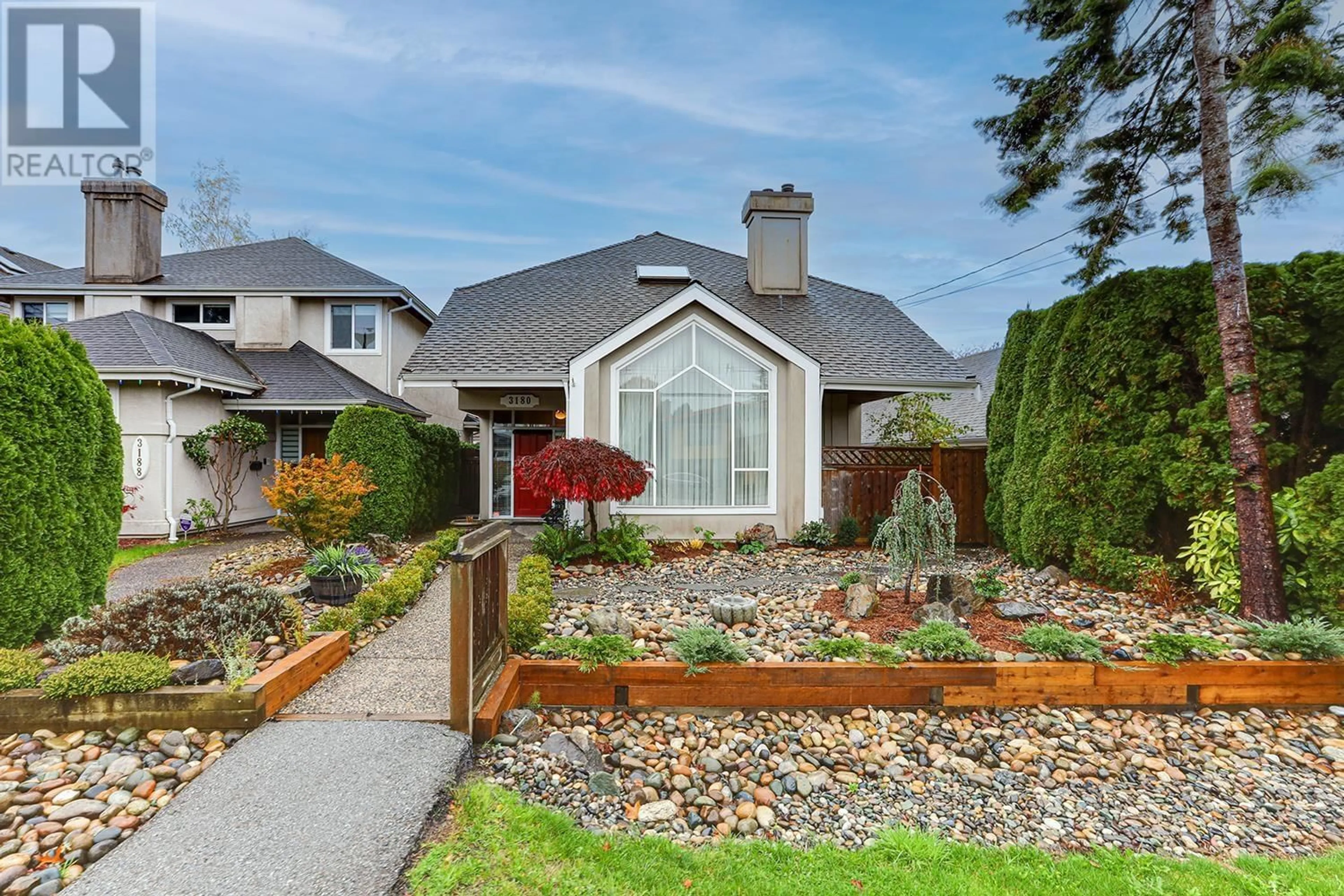 Frontside or backside of a home, the fenced backyard for 3180 STEVESTON HIGHWAY, Richmond British Columbia V7E2J5