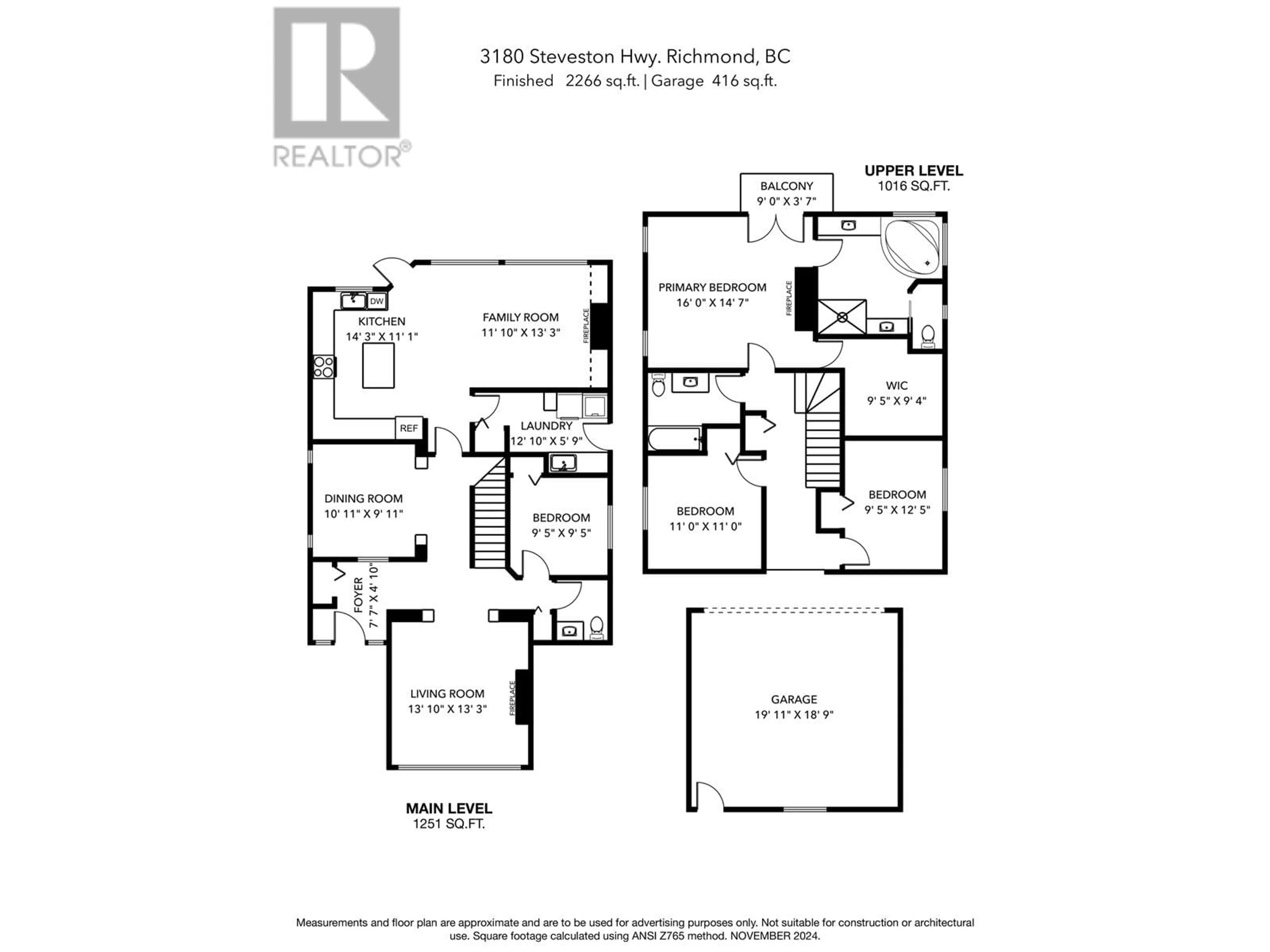 Floor plan for 3180 STEVESTON HIGHWAY, Richmond British Columbia V7E2J5