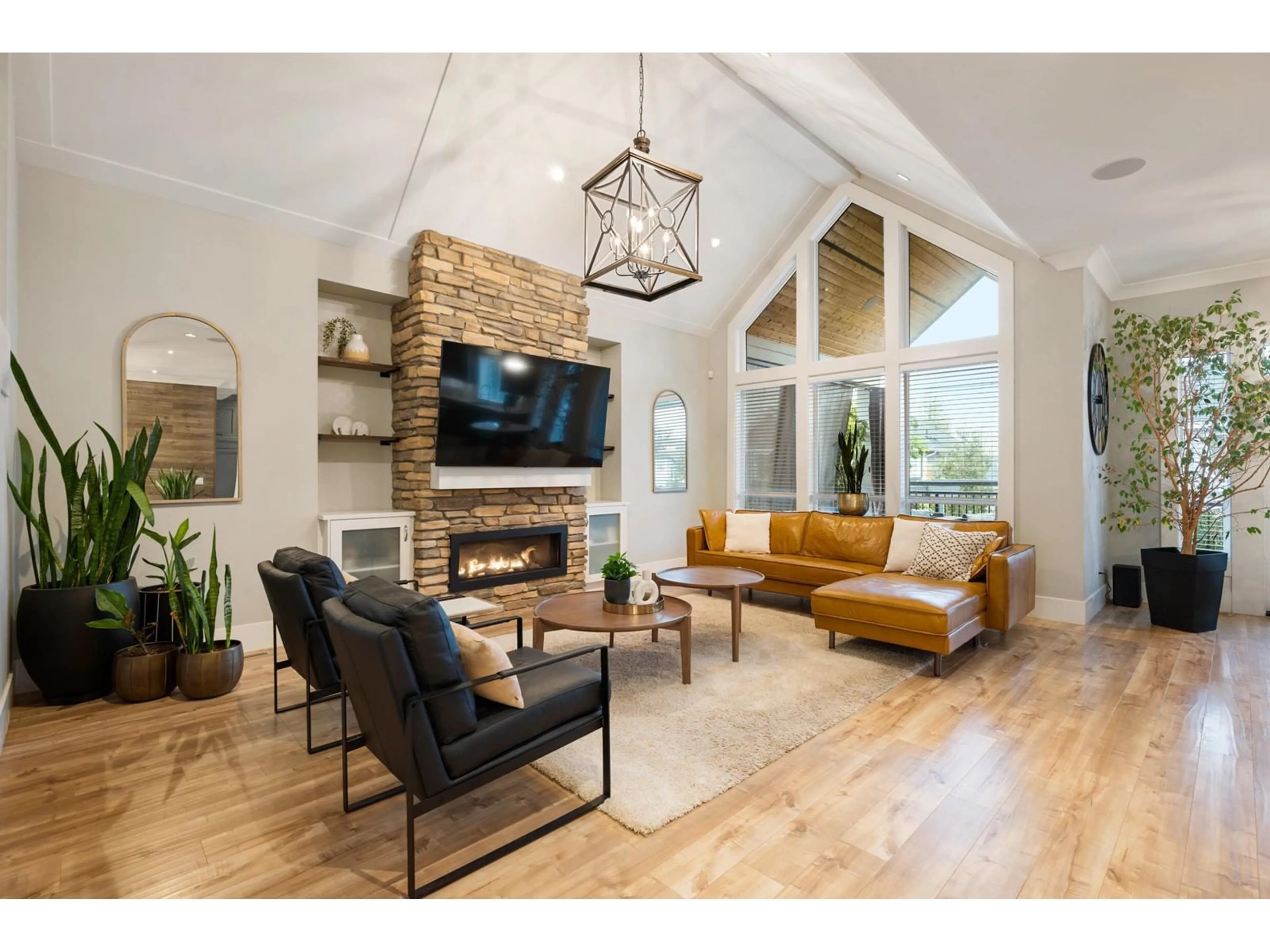 Living room, wood floors for 6659 181 STREET, Surrey British Columbia V3S9A2