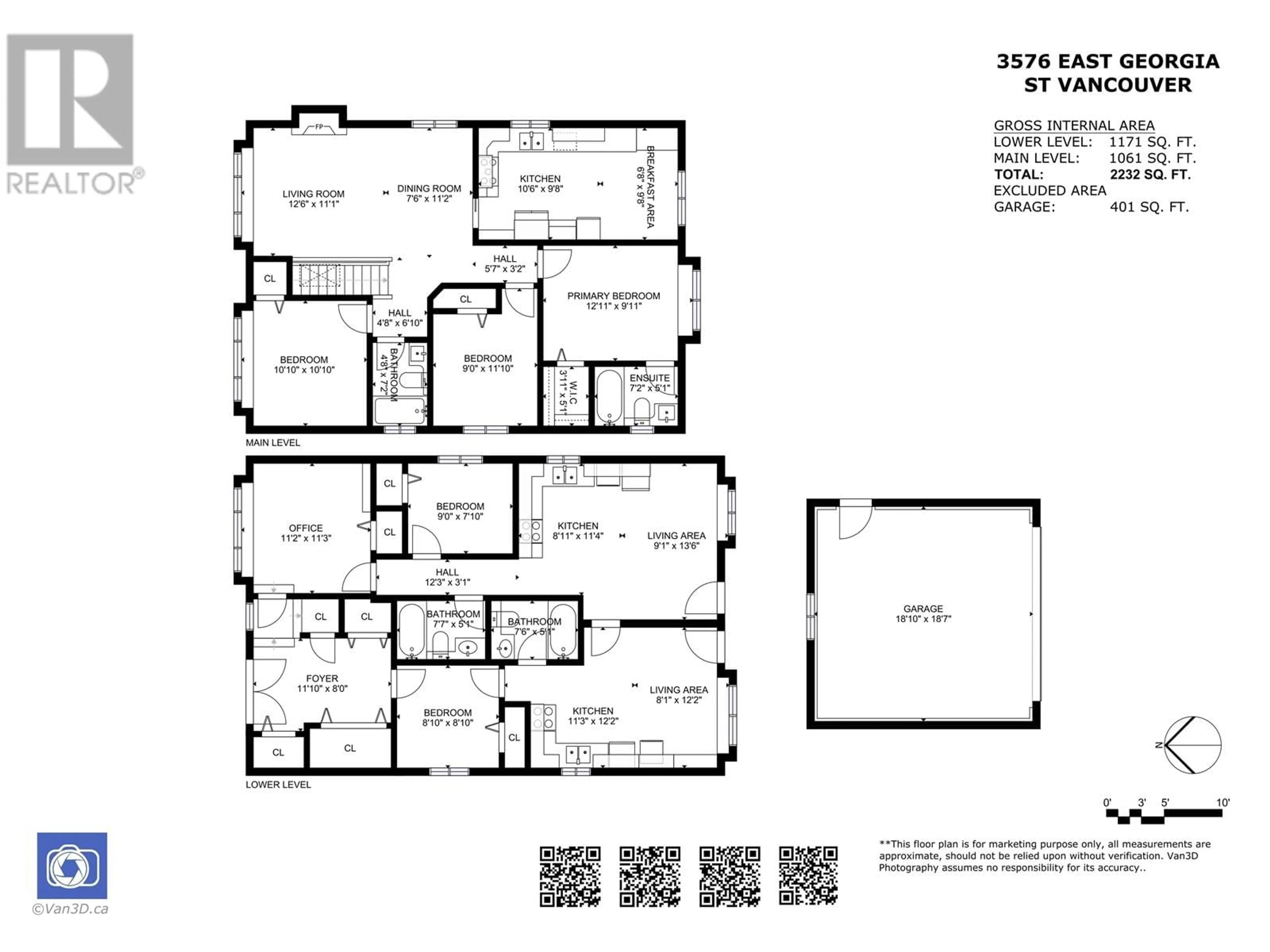 Floor plan for 3576 E GEORGIA STREET, Vancouver British Columbia V5K2L8