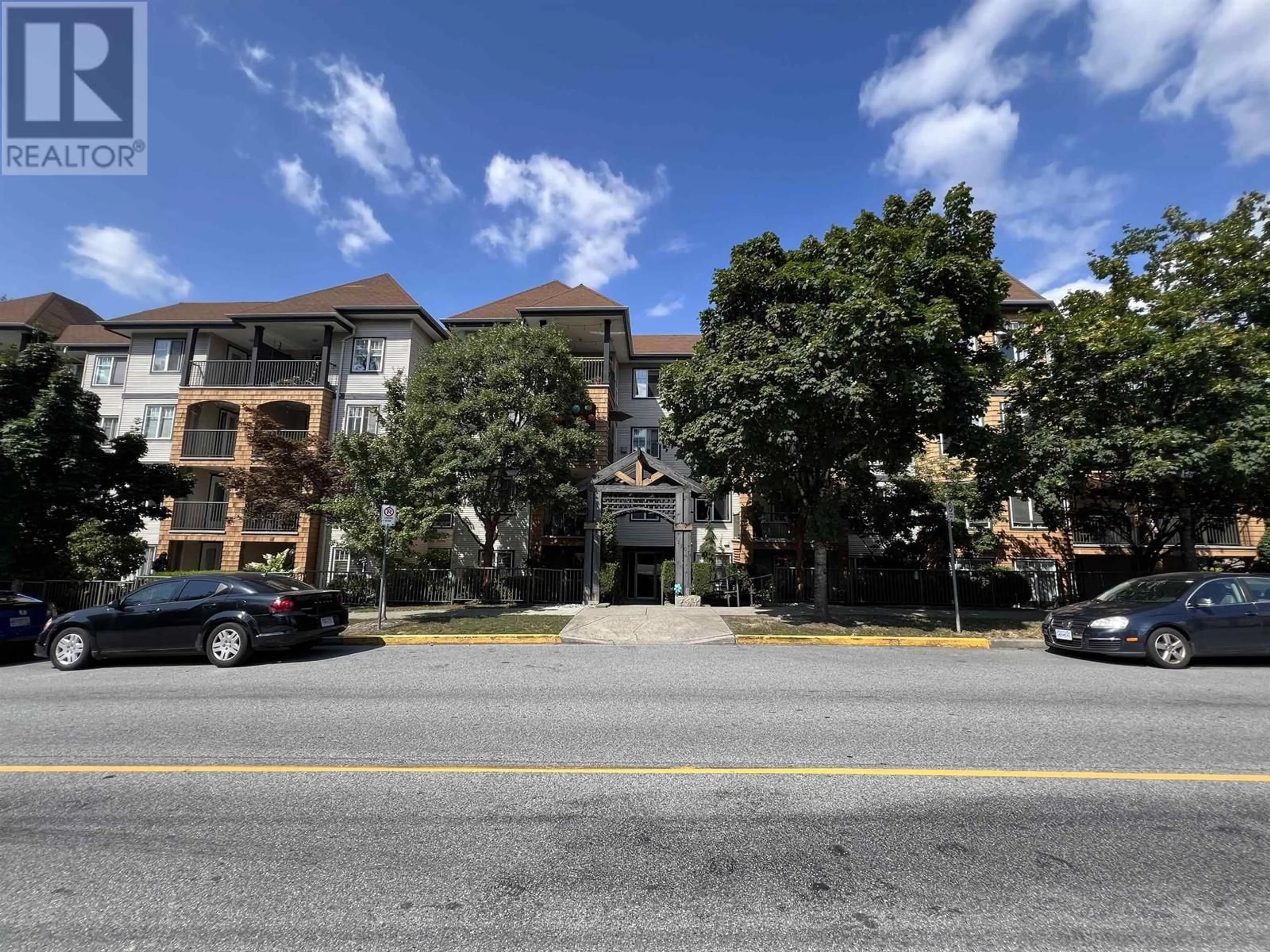 A pic from exterior of the house or condo, the street view for 206 12207 224 STREET, Maple Ridge British Columbia V2X6B9