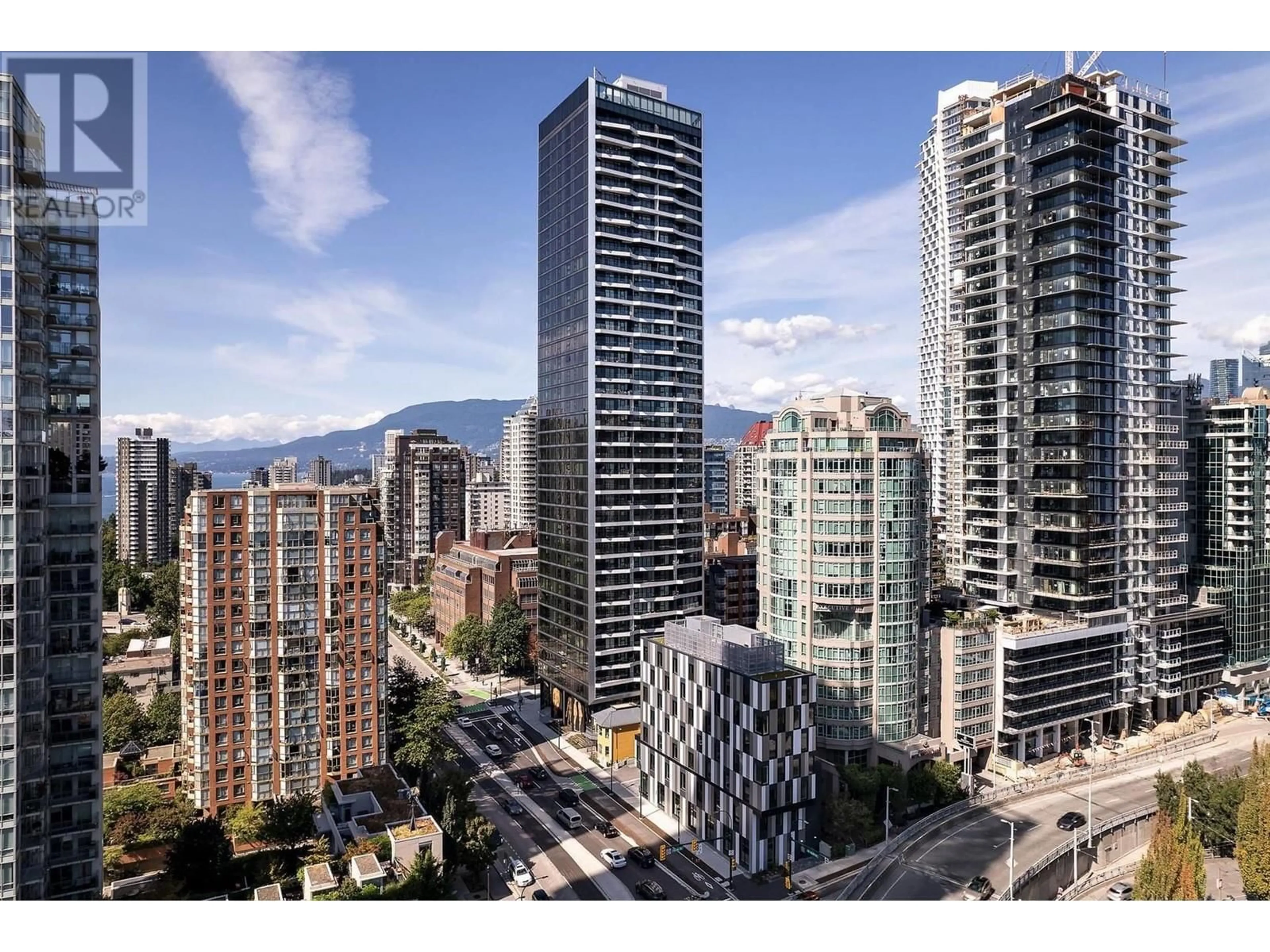 A pic from exterior of the house or condo, the view of city buildings for 801 889 PACIFIC STREET, Vancouver British Columbia V6Z1C3