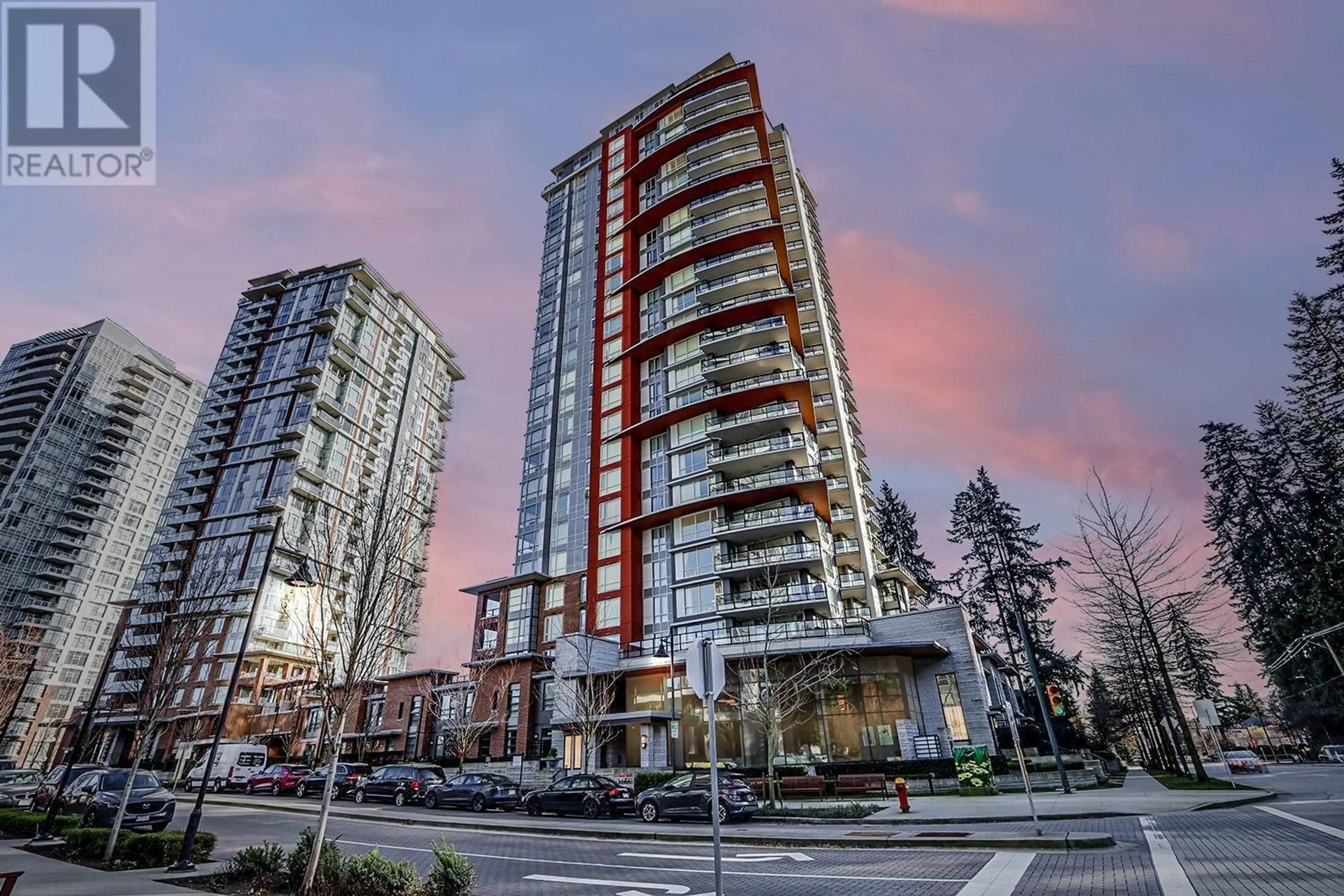 A pic from exterior of the house or condo, the front or back of building for 1703 3096 WINDSOR GATE, Coquitlam British Columbia V3B0P4