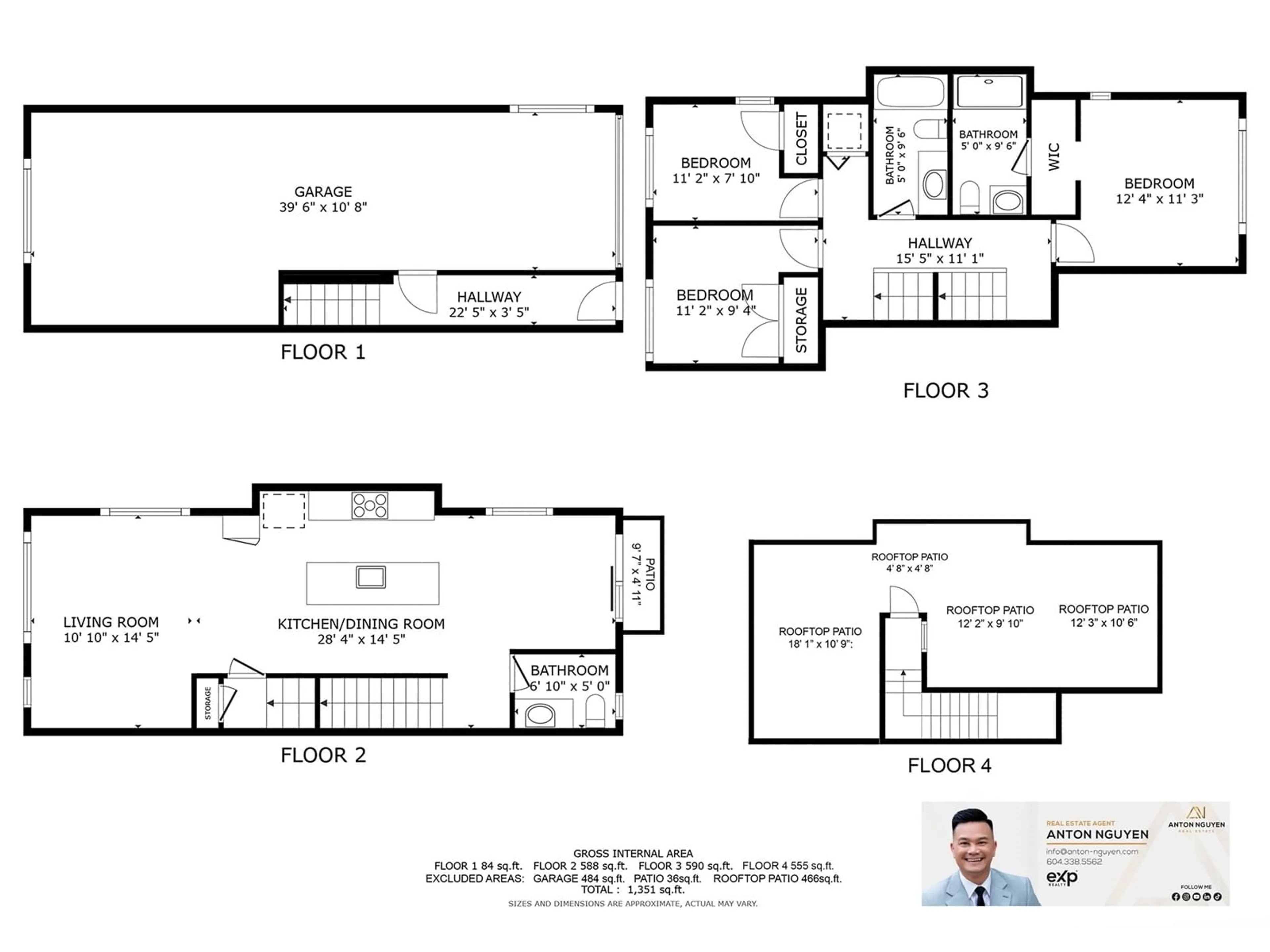 Floor plan for 7 19628 55A AVENUE, Langley British Columbia V3A3X2