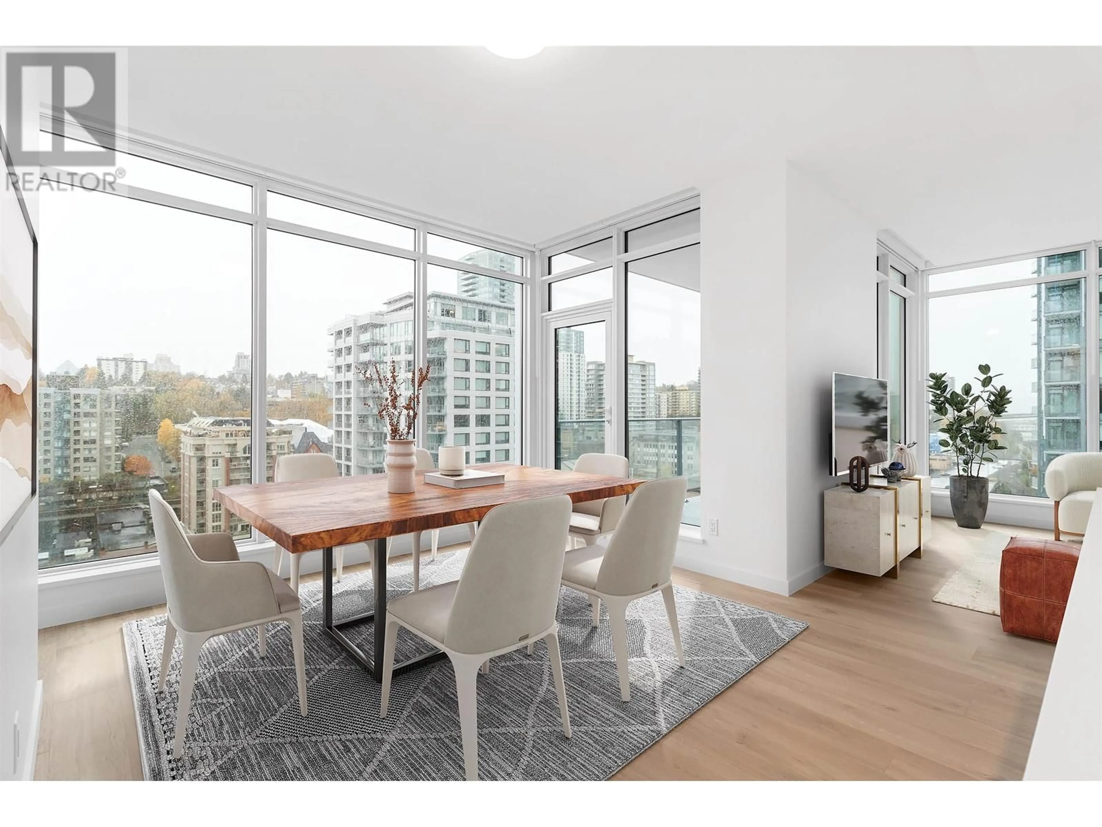 Dining room, wood floors for 1204 680 QUAYSIDE DRIVE, New Westminster British Columbia V3M0P2