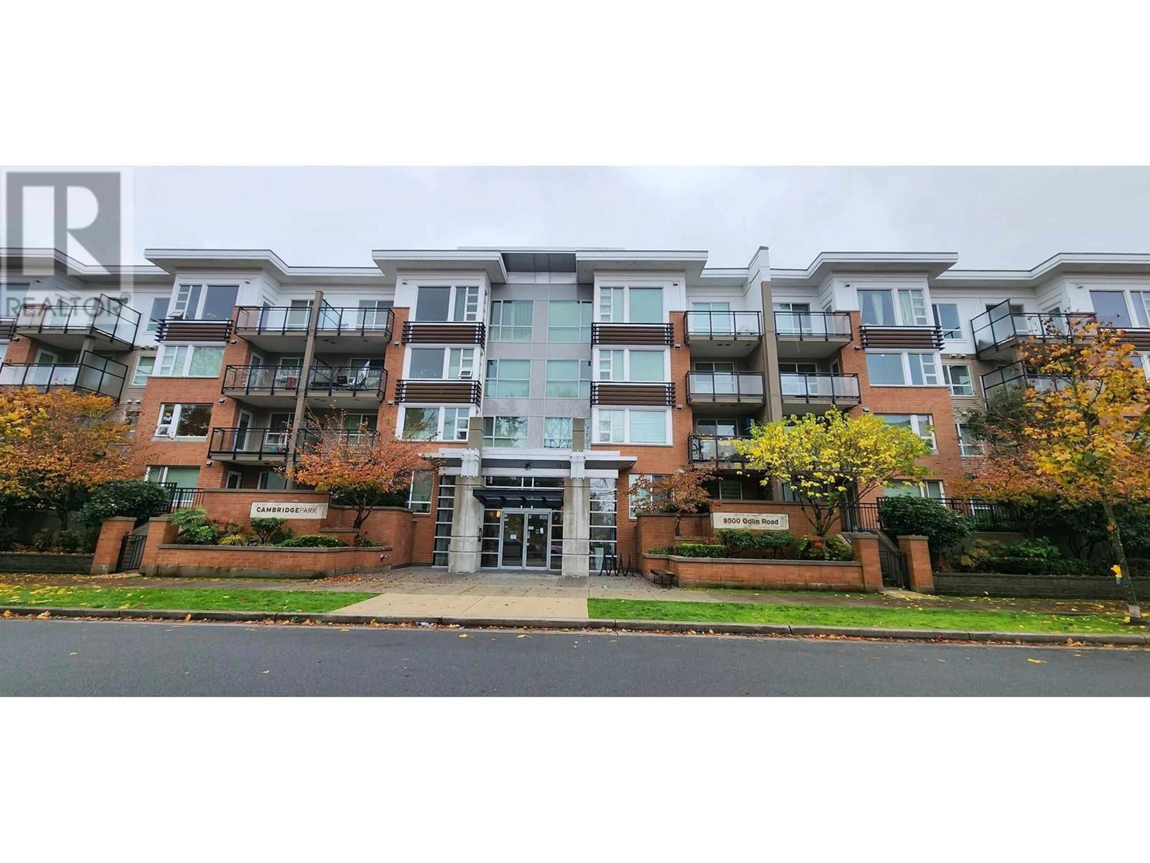 A pic from exterior of the house or condo, the front or back of building for 117 9500 ODLIN ROAD, Richmond British Columbia V6X1C9