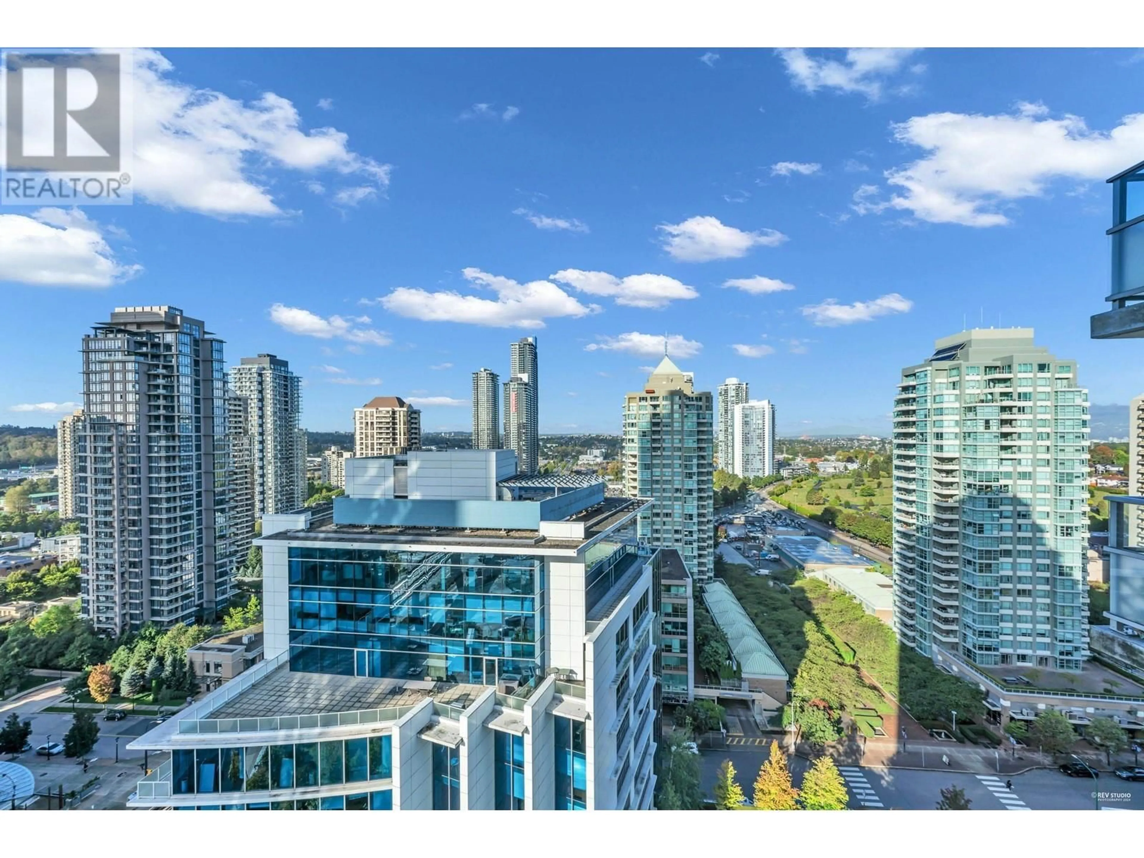 A pic from exterior of the house or condo, the view of city buildings for 2005 4400 BUCHANAN STREET, Burnaby British Columbia V5C0E3