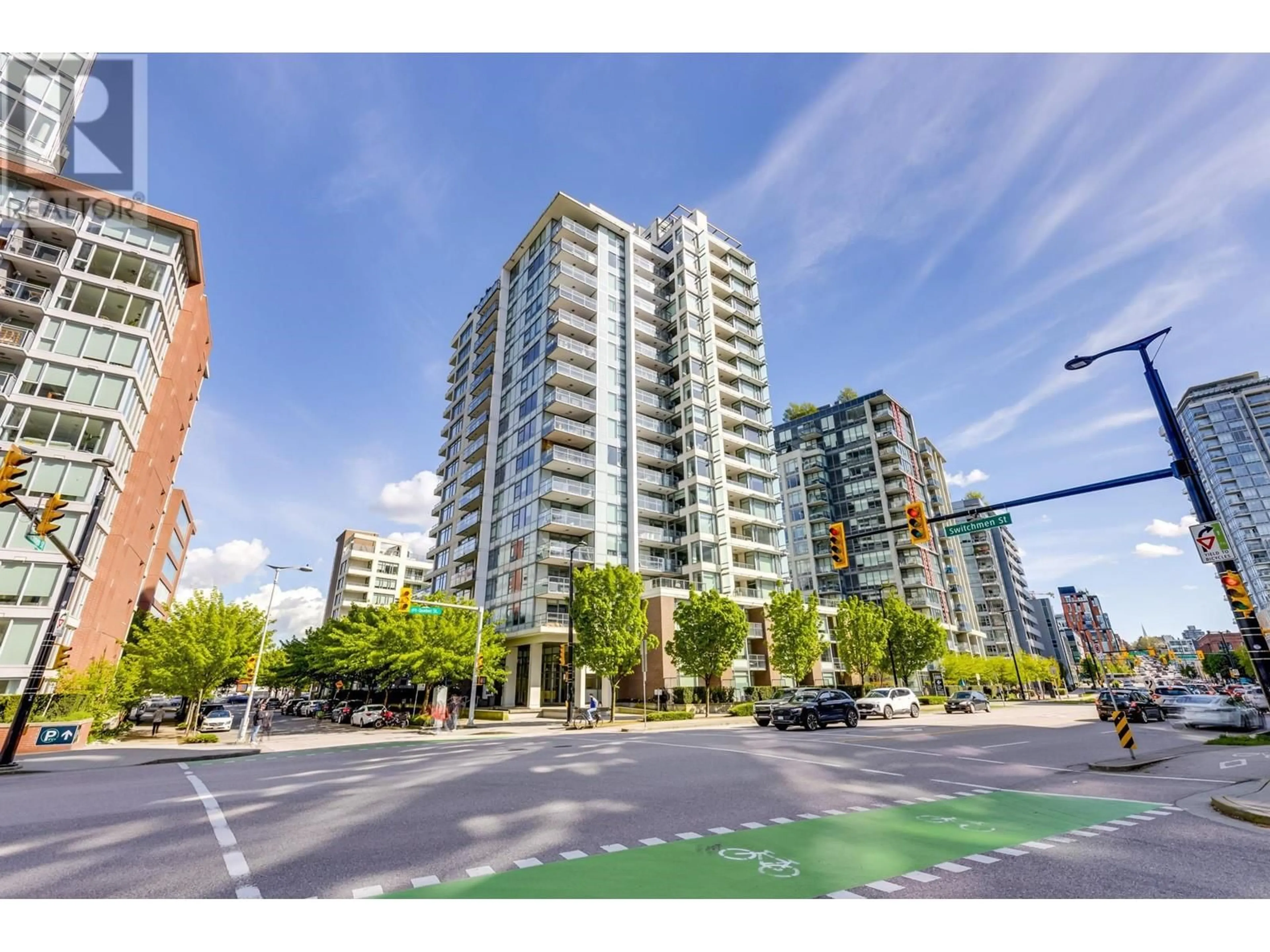 A pic from exterior of the house or condo, the street view for 1707 110 SWITCHMEN STREET, Vancouver British Columbia V6A0C6