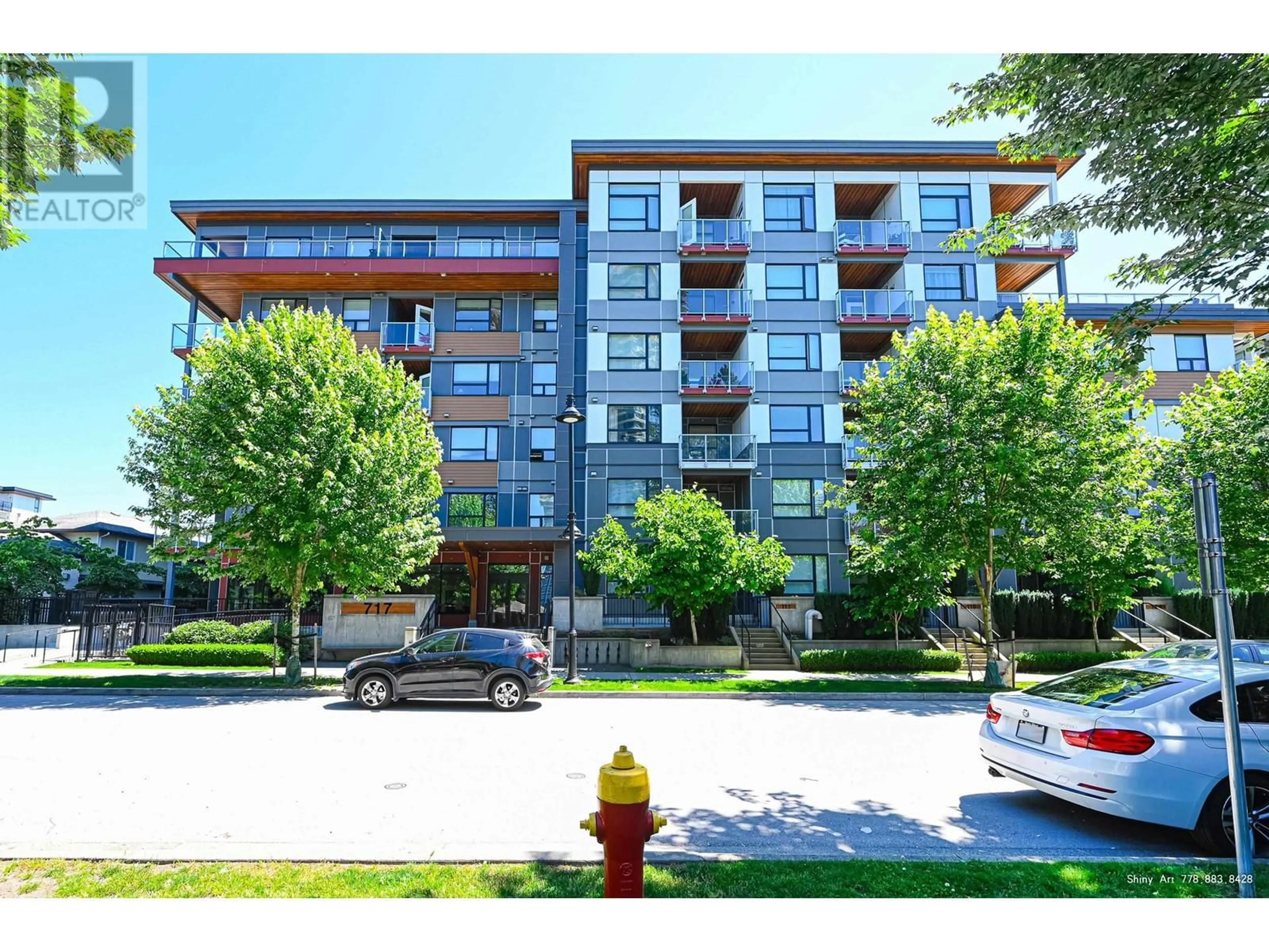 A pic from exterior of the house or condo, the street view for 302 717 BRESLAY STREET, Coquitlam British Columbia V3J0J3