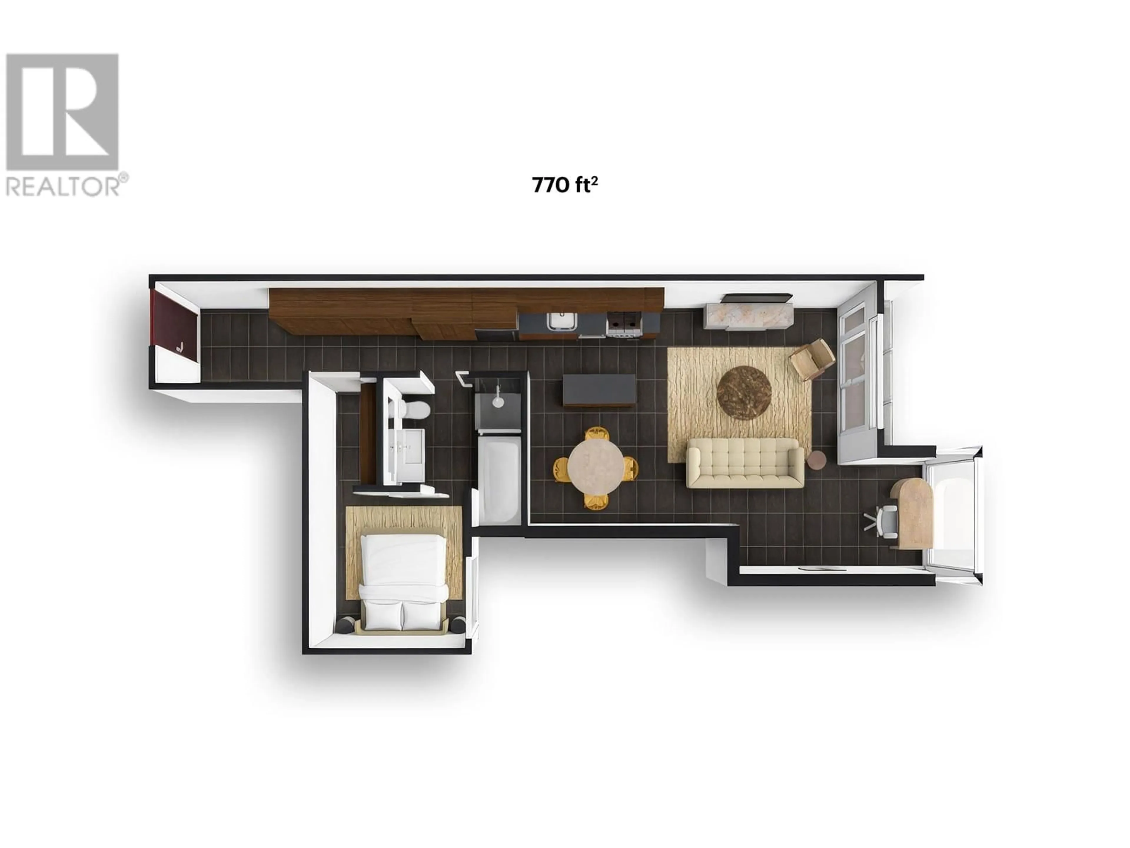 Floor plan for 504 33 W PENDER STREET, Vancouver British Columbia V6B0E5