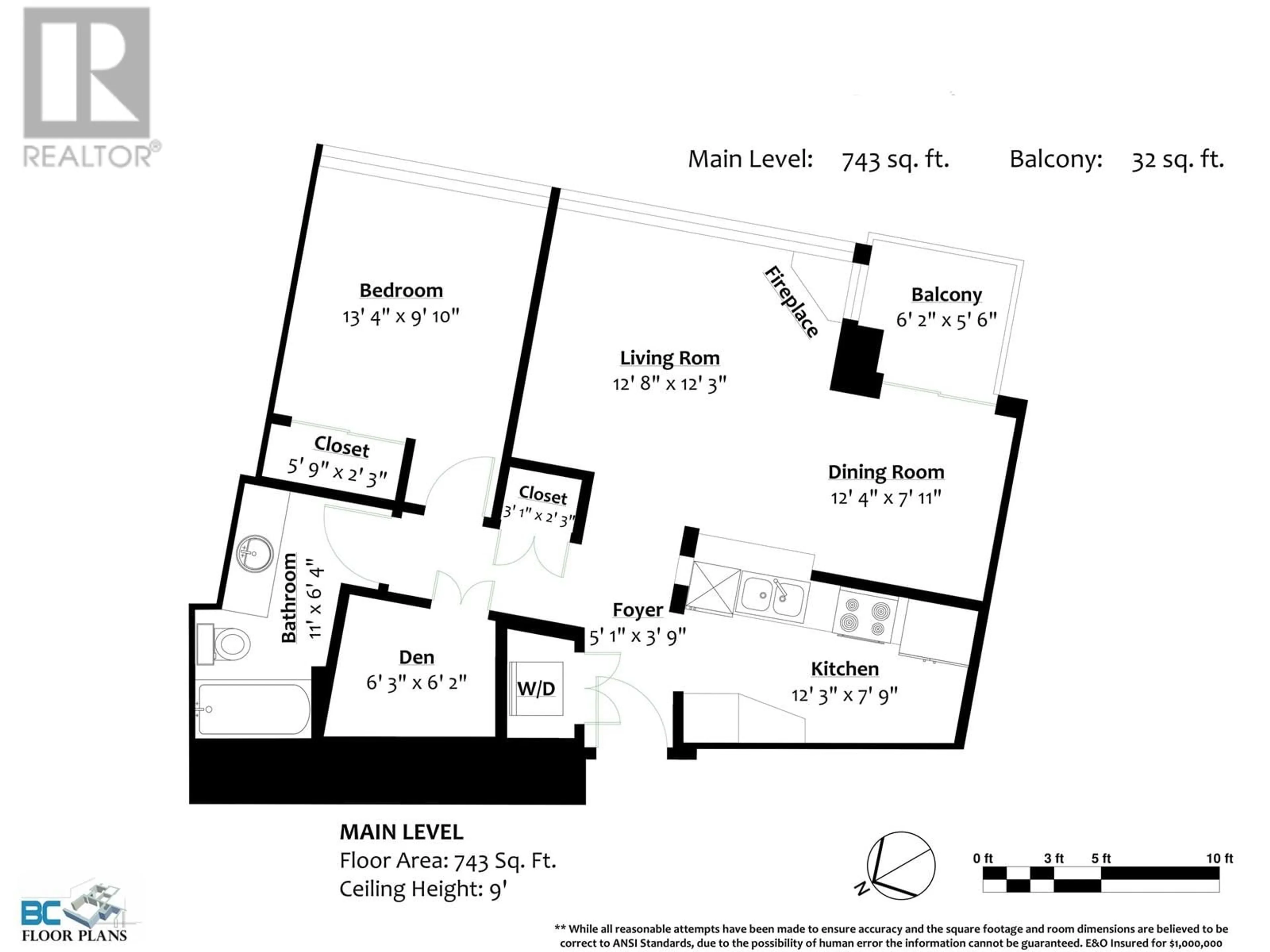 Floor plan for 2104 1189 MELVILLE STREET, Vancouver British Columbia V6E4T8