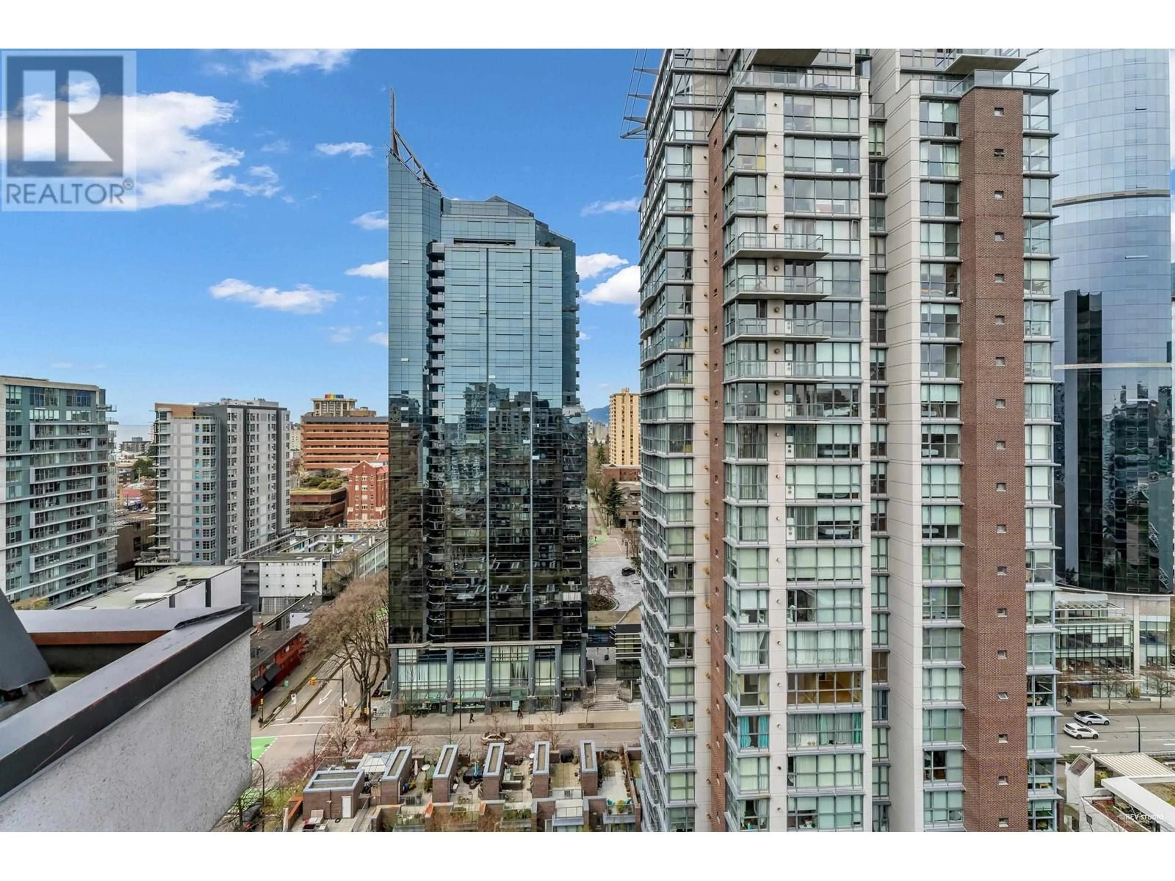 A pic from exterior of the house or condo, the view of city buildings for 1903 811 HELMCKEN STREET, Vancouver British Columbia V6Z1B1