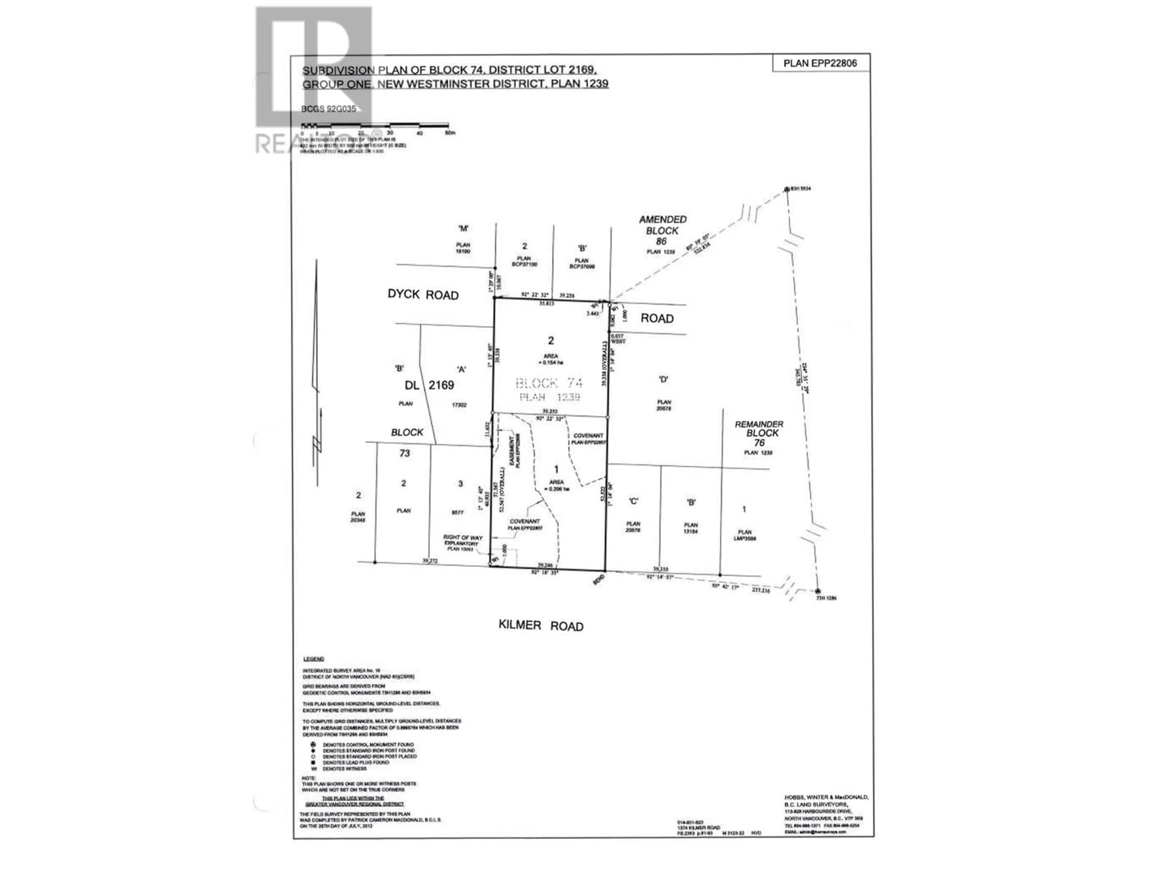 Floor plan for 1374 KILMER ROAD, North Vancouver British Columbia V7K1R2