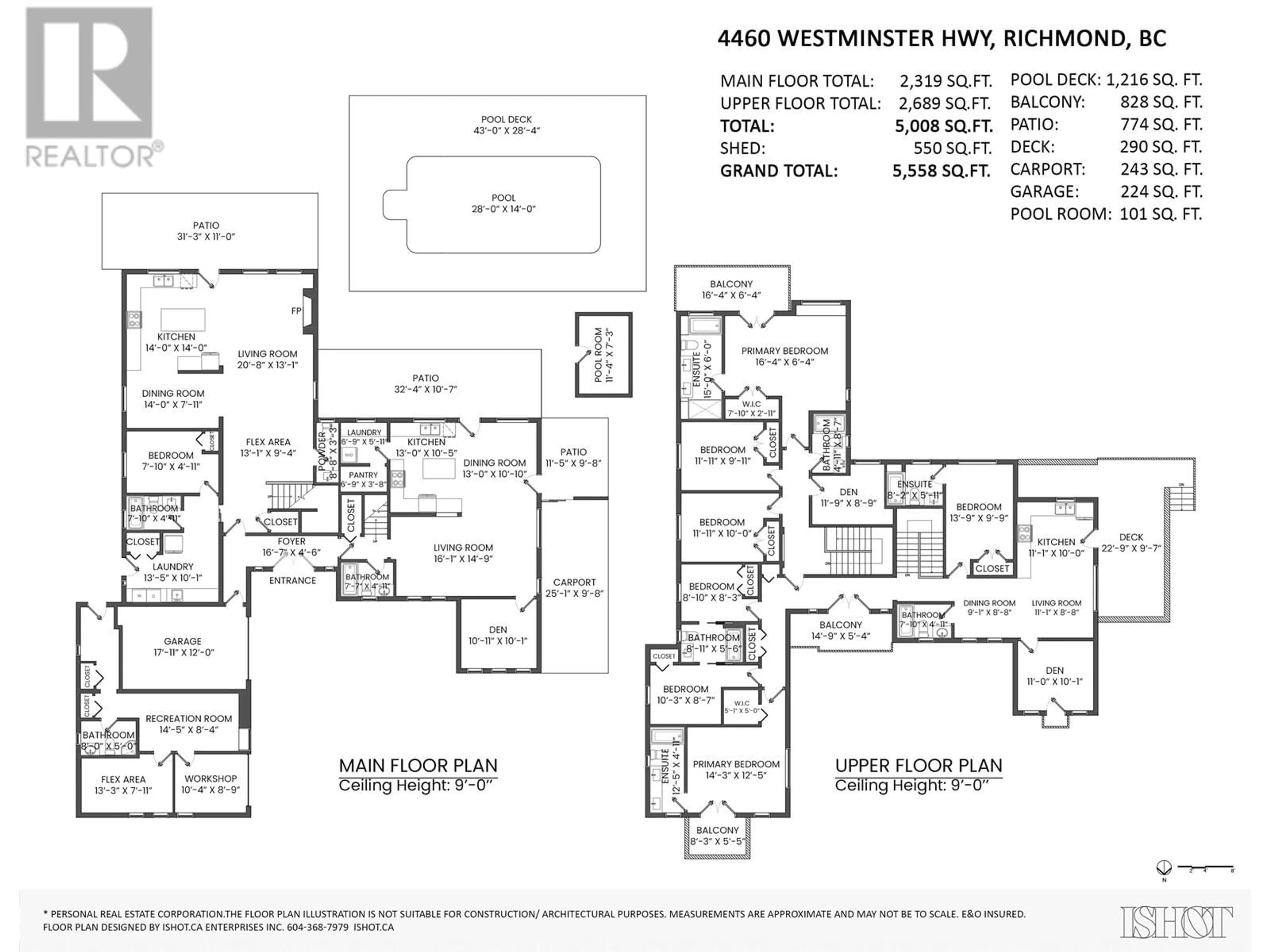 Floor plan for 4460 WESTMINSTER HIGHWAY, Richmond British Columbia V7C1B5