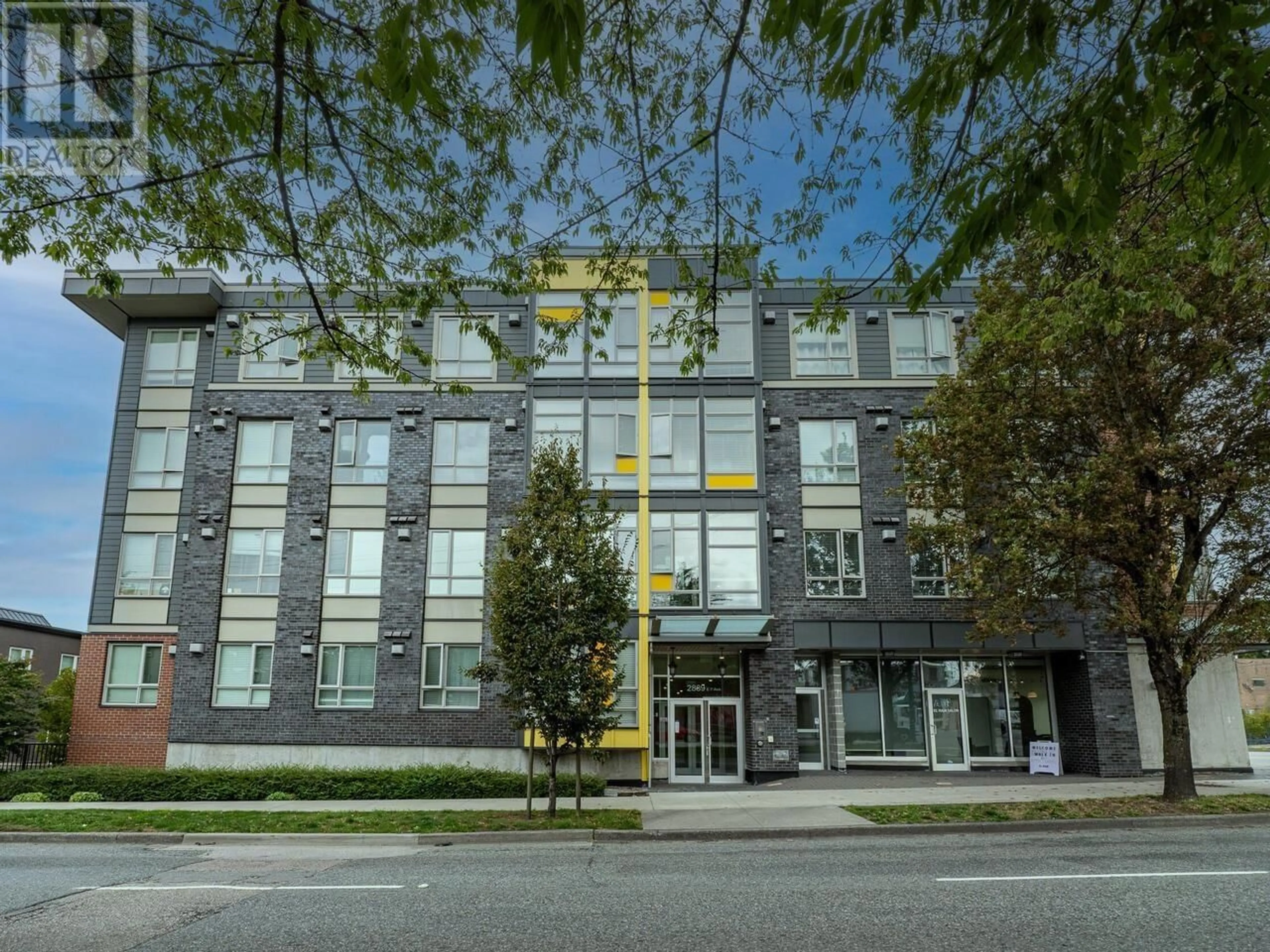 A pic from exterior of the house or condo, the front or back of building for 215 2889 E 1ST AVENUE, Vancouver British Columbia V5M0G2