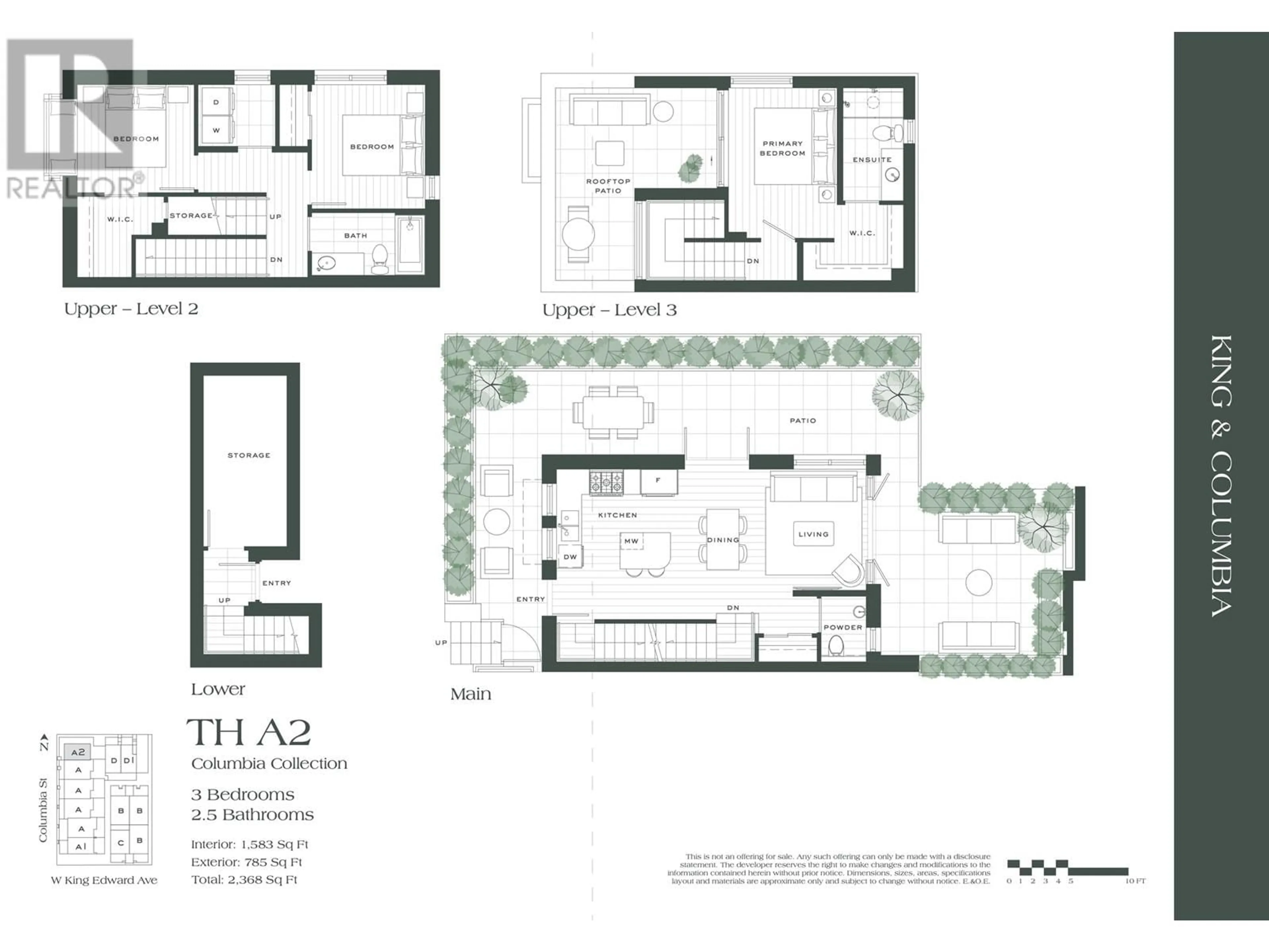 Floor plan for 6 4078 COLUMBIA STREET, Vancouver British Columbia V5Y4B4