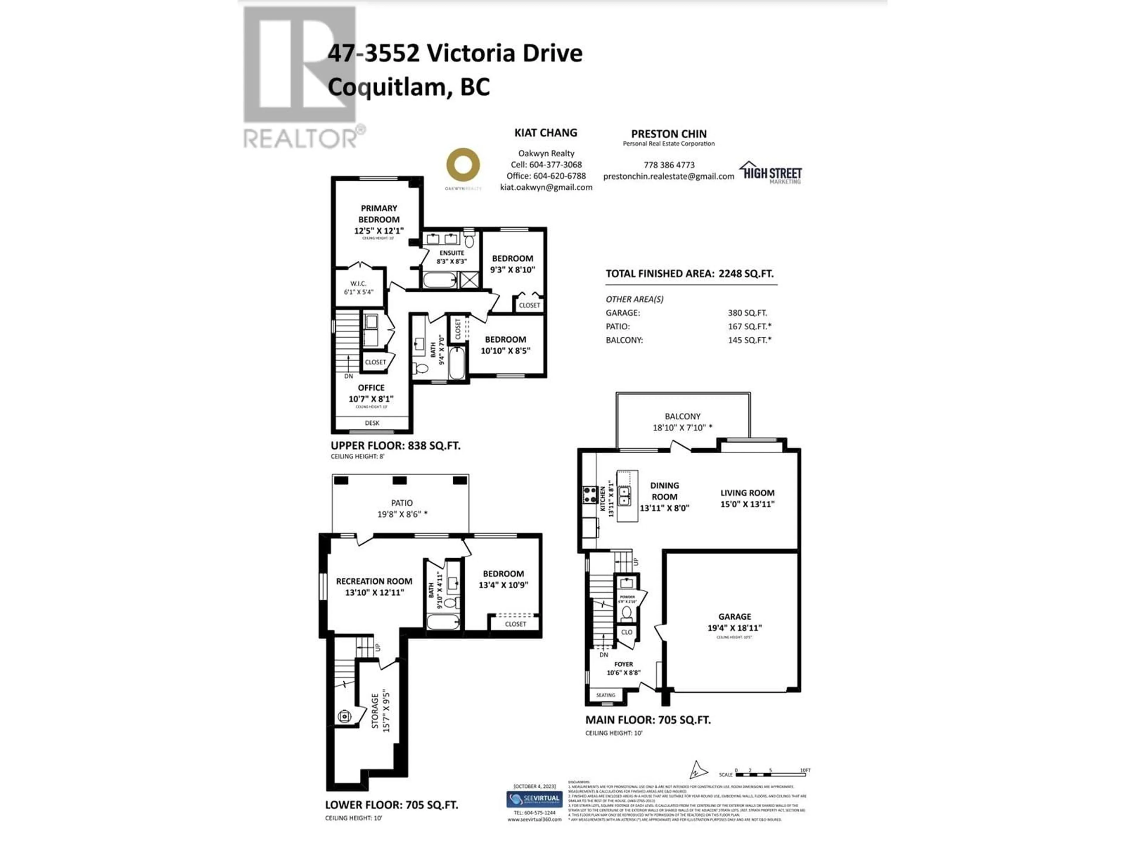 Floor plan for 47 3552 VICTORIA DRIVE, Coquitlam British Columbia V3E0N7