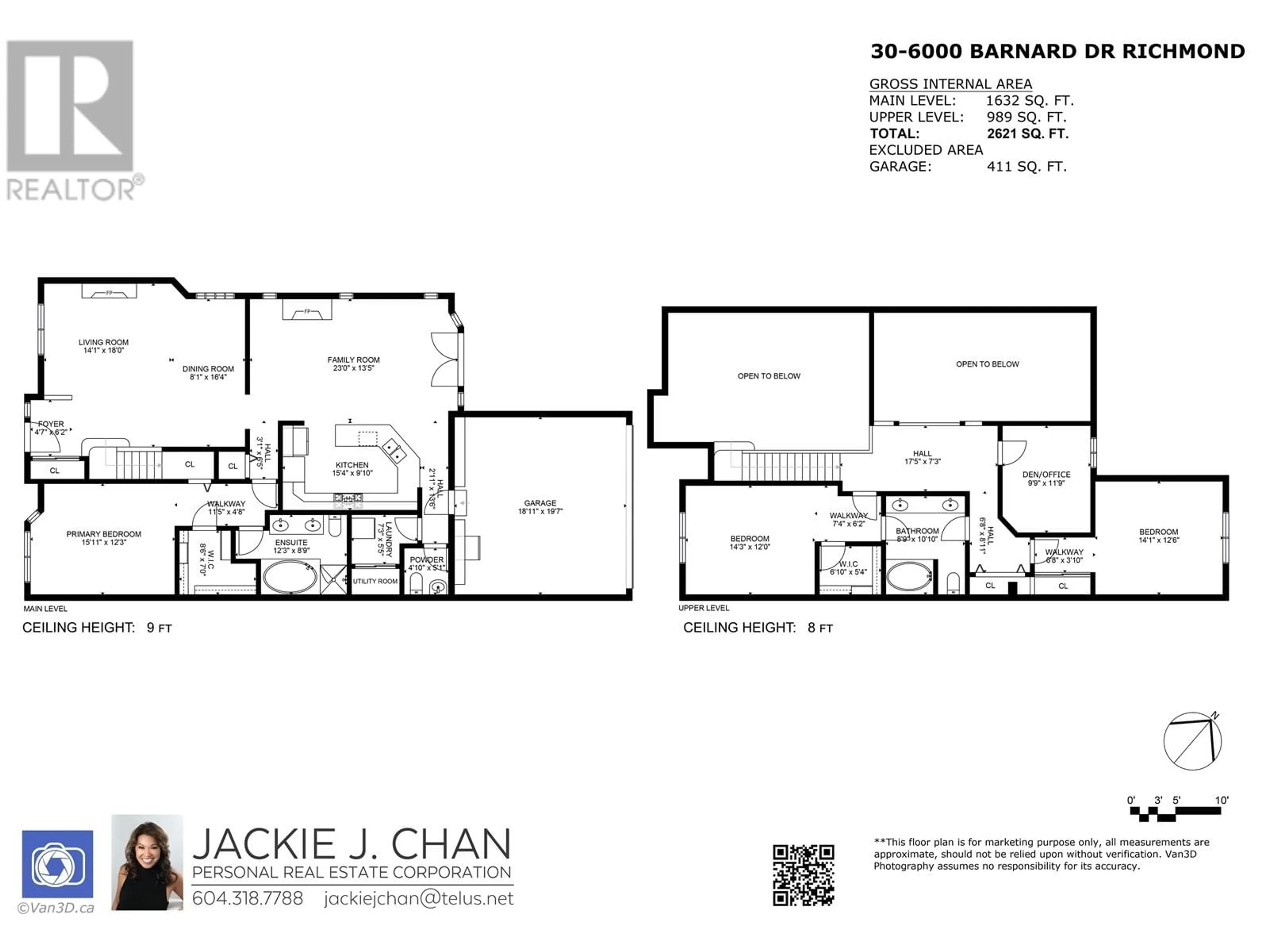 Floor plan for 30 6000 BARNARD DRIVE, Richmond British Columbia V7C5P7