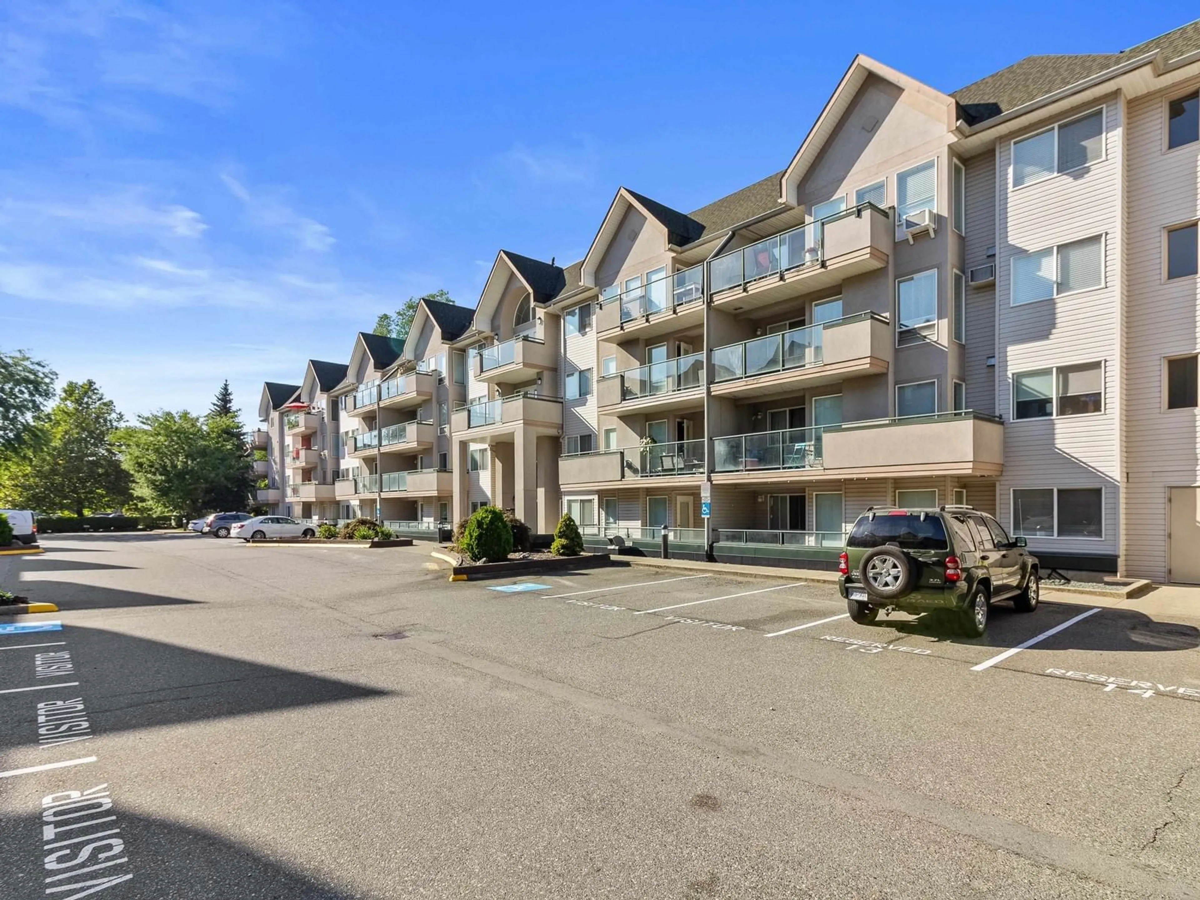 A pic from exterior of the house or condo, the street view for 315 33738 KING ROAD, Abbotsford British Columbia V2S8J5