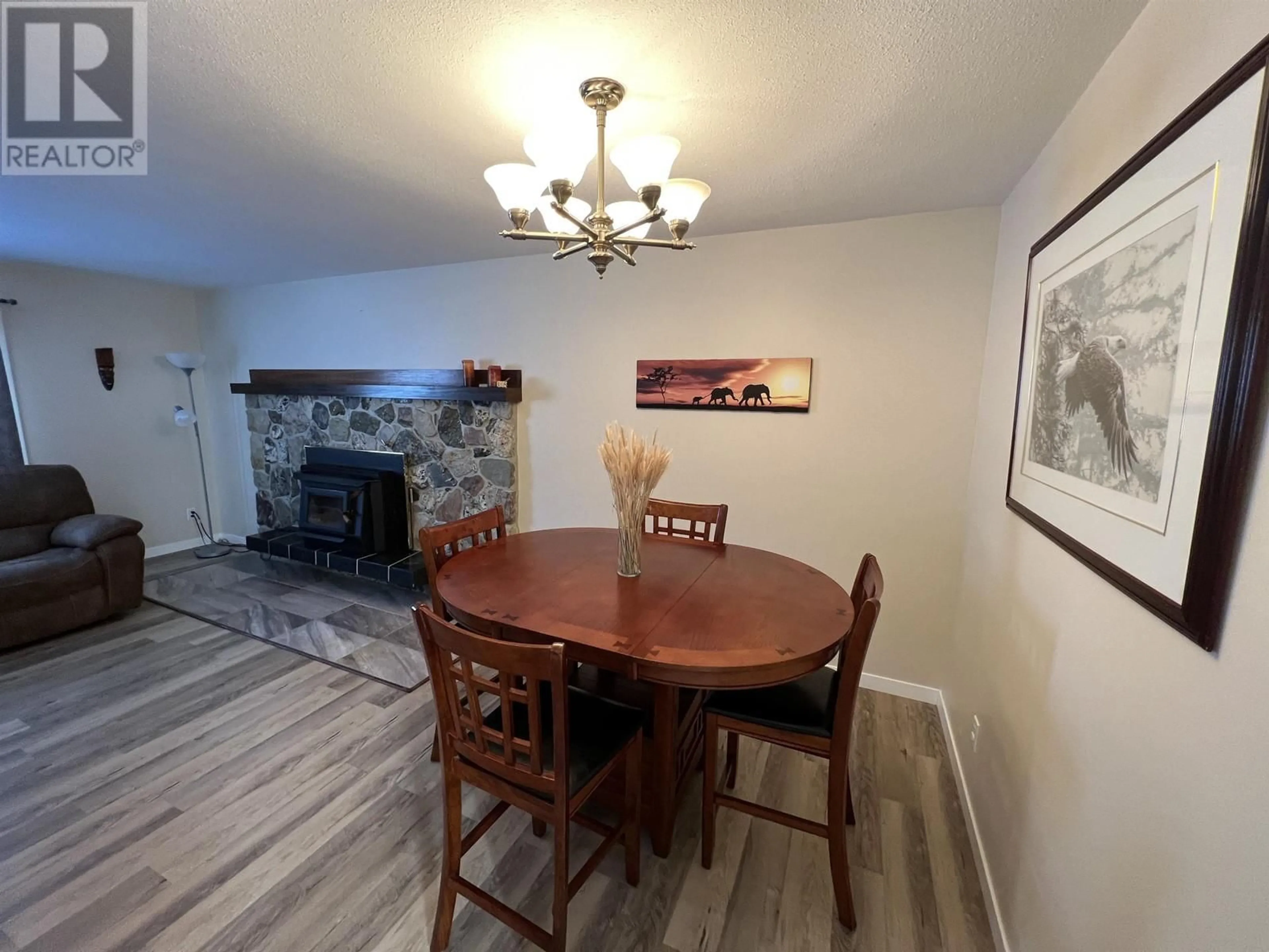 Dining room, wood floors, cottage for 5324 51 STREET, Fort Nelson British Columbia V0C1R0