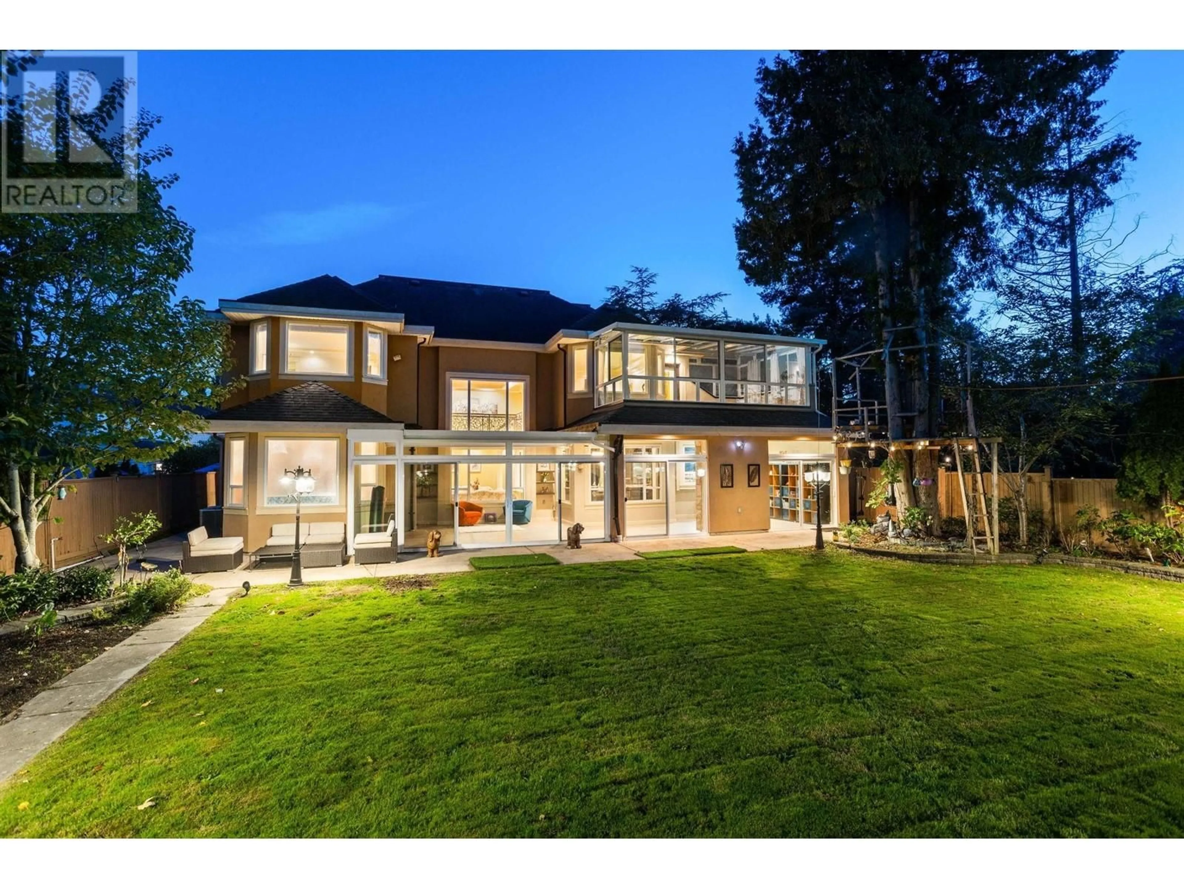 Frontside or backside of a home, the fenced backyard for 4191 WESTMINSTER HIGHWAY, Richmond British Columbia V7C1B3