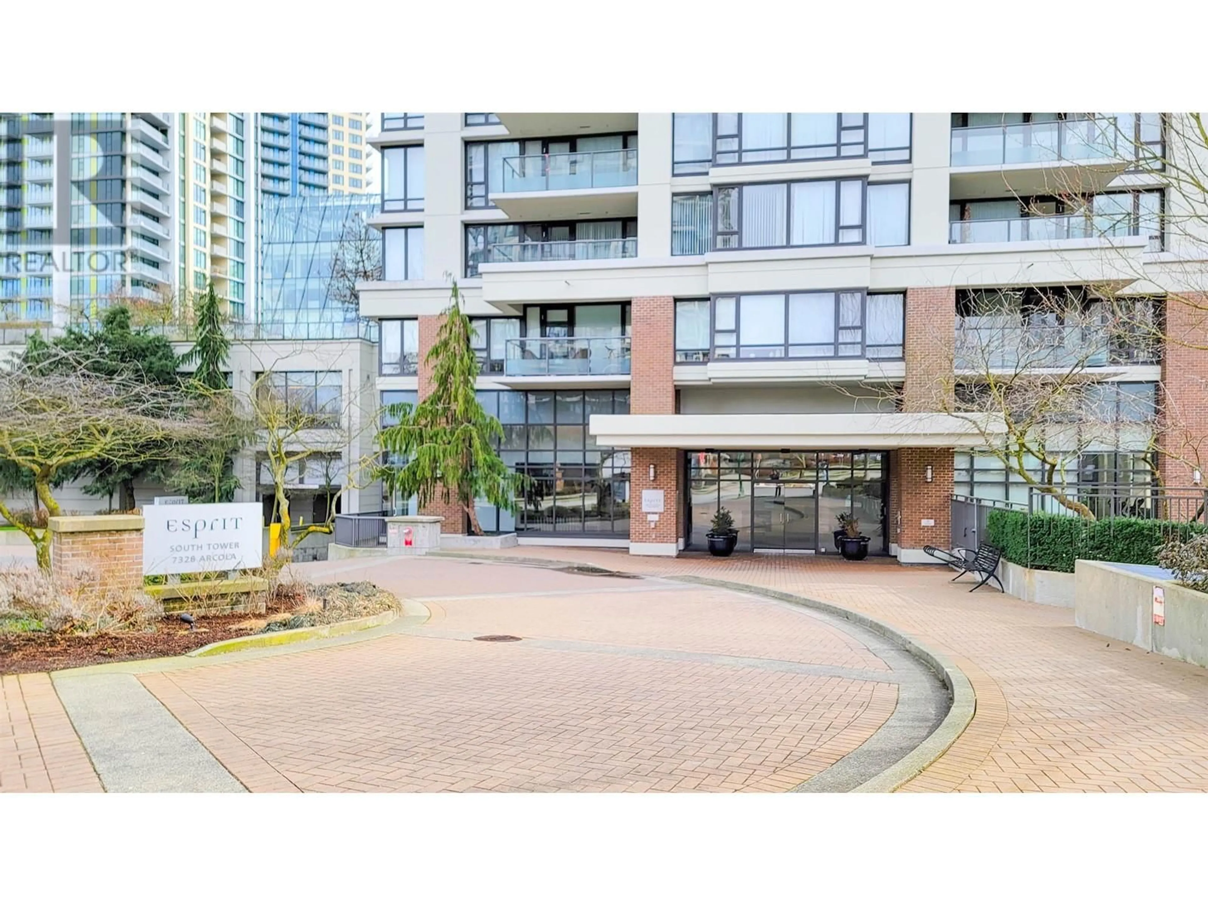 A pic from exterior of the house or condo, the street view for 1907 7328 ARCOLA STREET, Burnaby British Columbia V5E0A7